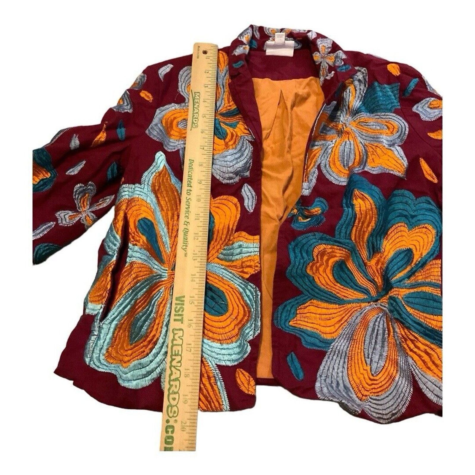 Anthropologie Anthropologie Embroidered Blazer Size XS / US 0-2 / IT 36-38 - 5 Thumbnail