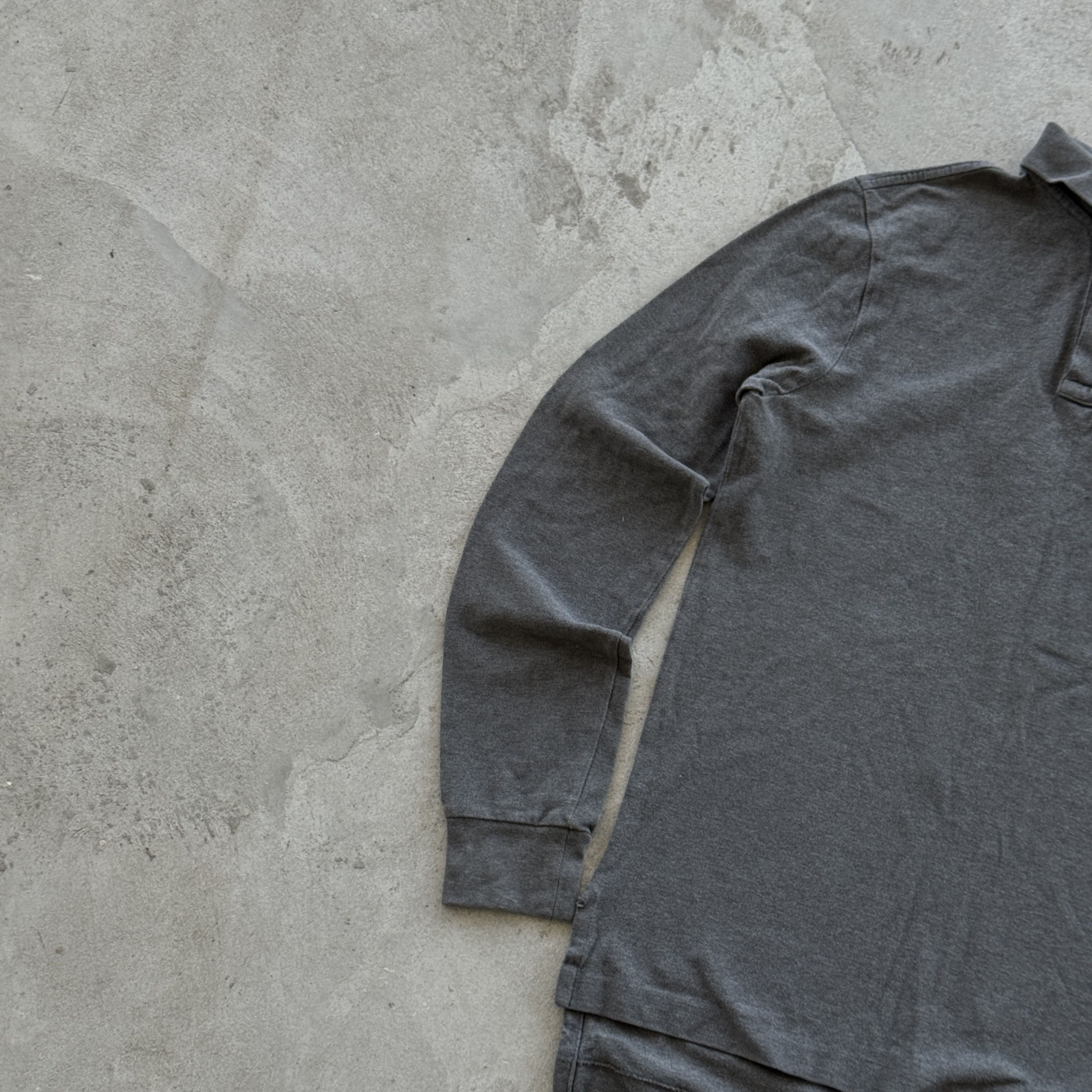 Polo Ralph Lauren Polo Ralph Lauren Grey Long Sleeve Custom Fit Shirt S Size US S / EU 44-46 / 1 - 3 Thumbnail