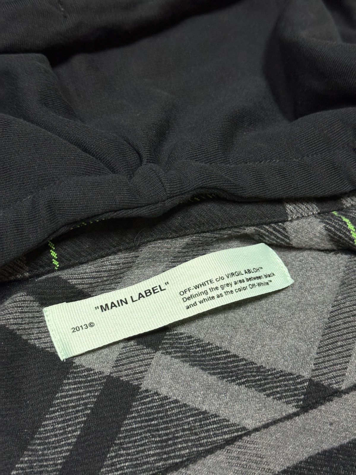 Off-White Off-White flannel hoodie impressionism check jacket shirt Size US S / EU 44-46 / 1 - 10 Thumbnail