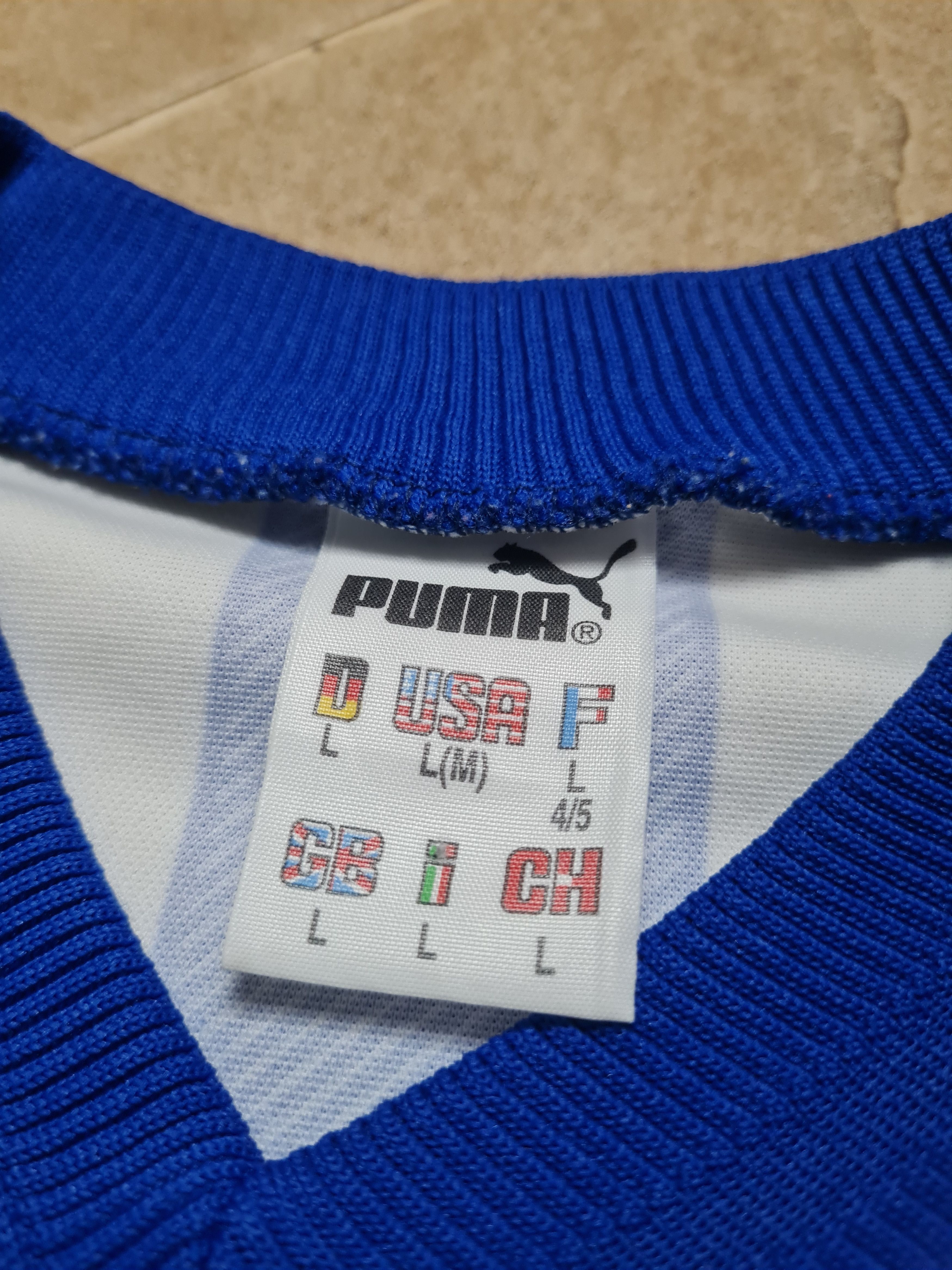Puma Football Jersey Puma1980-1990x Soocer Rare Archive T-Shirts Size US L / EU 52-54 / 3 - 11 Thumbnail