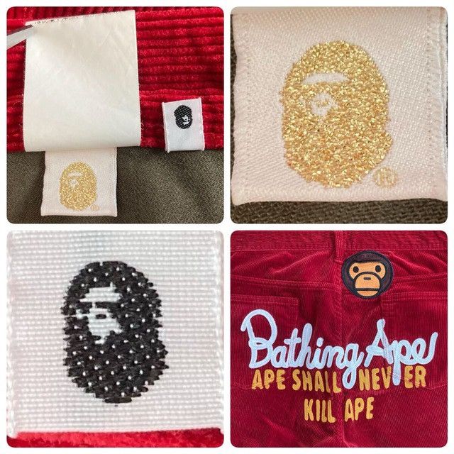 Bape BAPE Milo Champion embroidered corduroy shorts NIGO ★size M Size US 32 / EU 48 - 8 Thumbnail