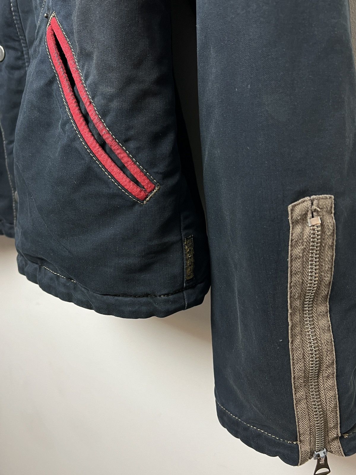 Giorgio Armani armani y2k archive solid work jacket Size US L / EU 52-54 / 3 - 4 Thumbnail