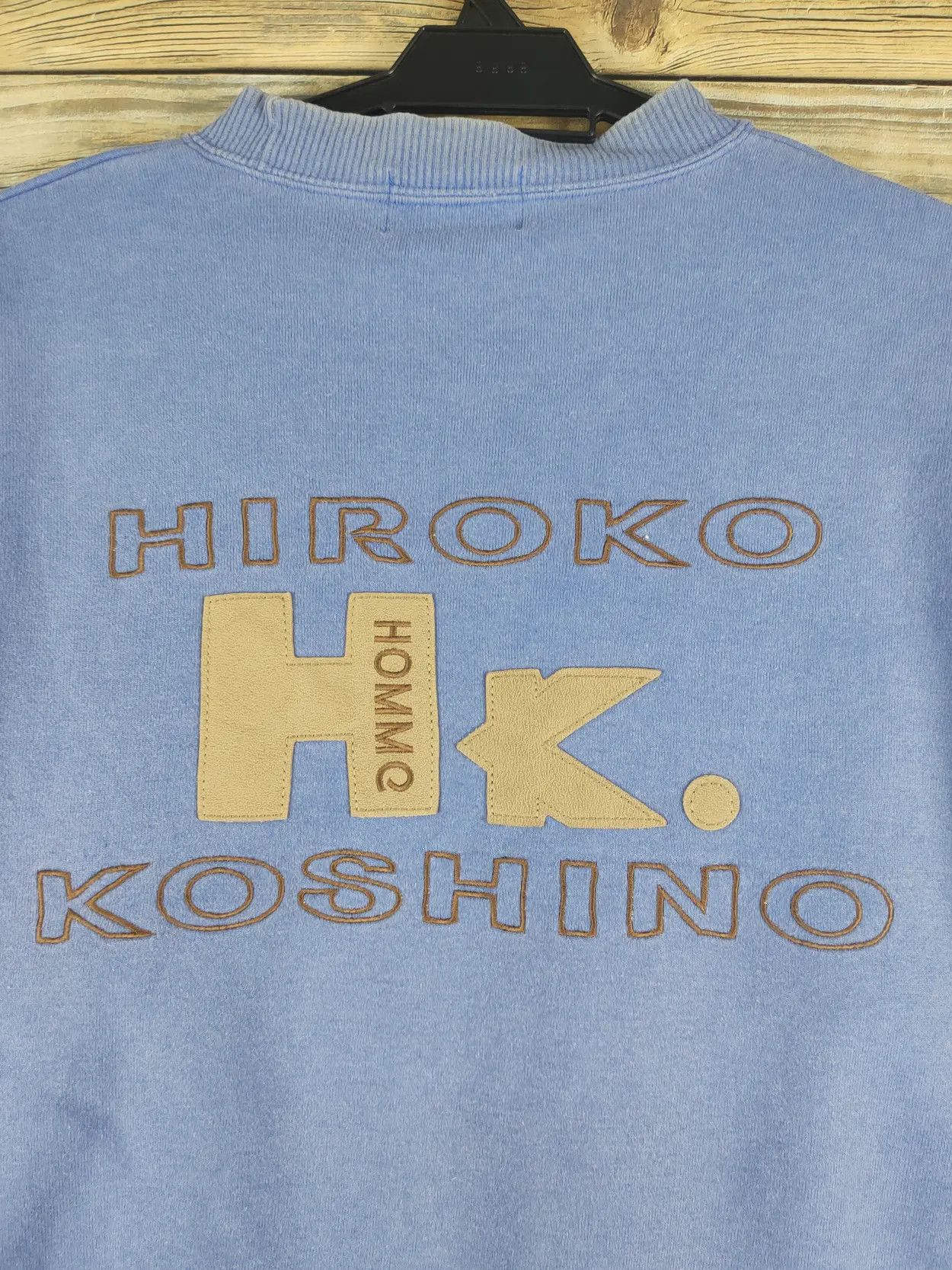 Hiroko Koshino Homme DL Hiroko Koshino Homme vintage Blue Sweatshirts #621T Size US M / EU 48-50 / 2 - 14 Thumbnail