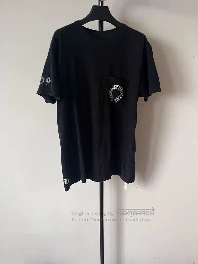 Chrome Hearts CHROME HEARTS Size L Black Pocket Horseshoe Sanskrit Cuff T Size US L / EU 52-54 / 3 - 2 Thumbnail