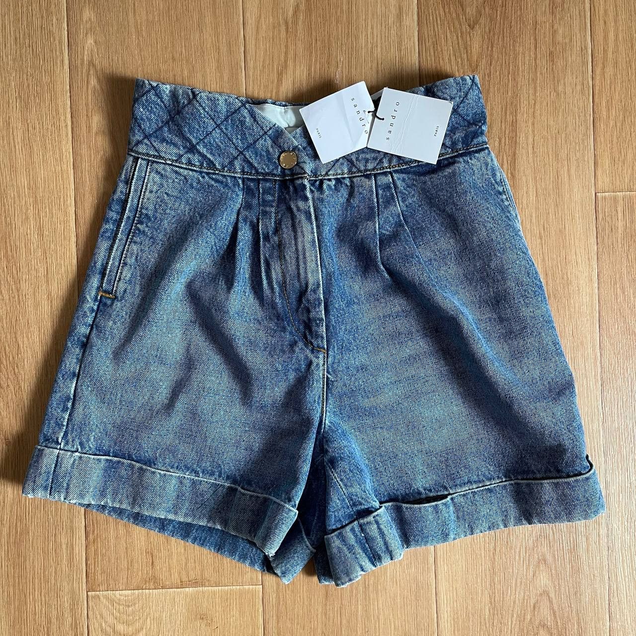 image of Sandro Denim Shorts New, Women's (Size 25)