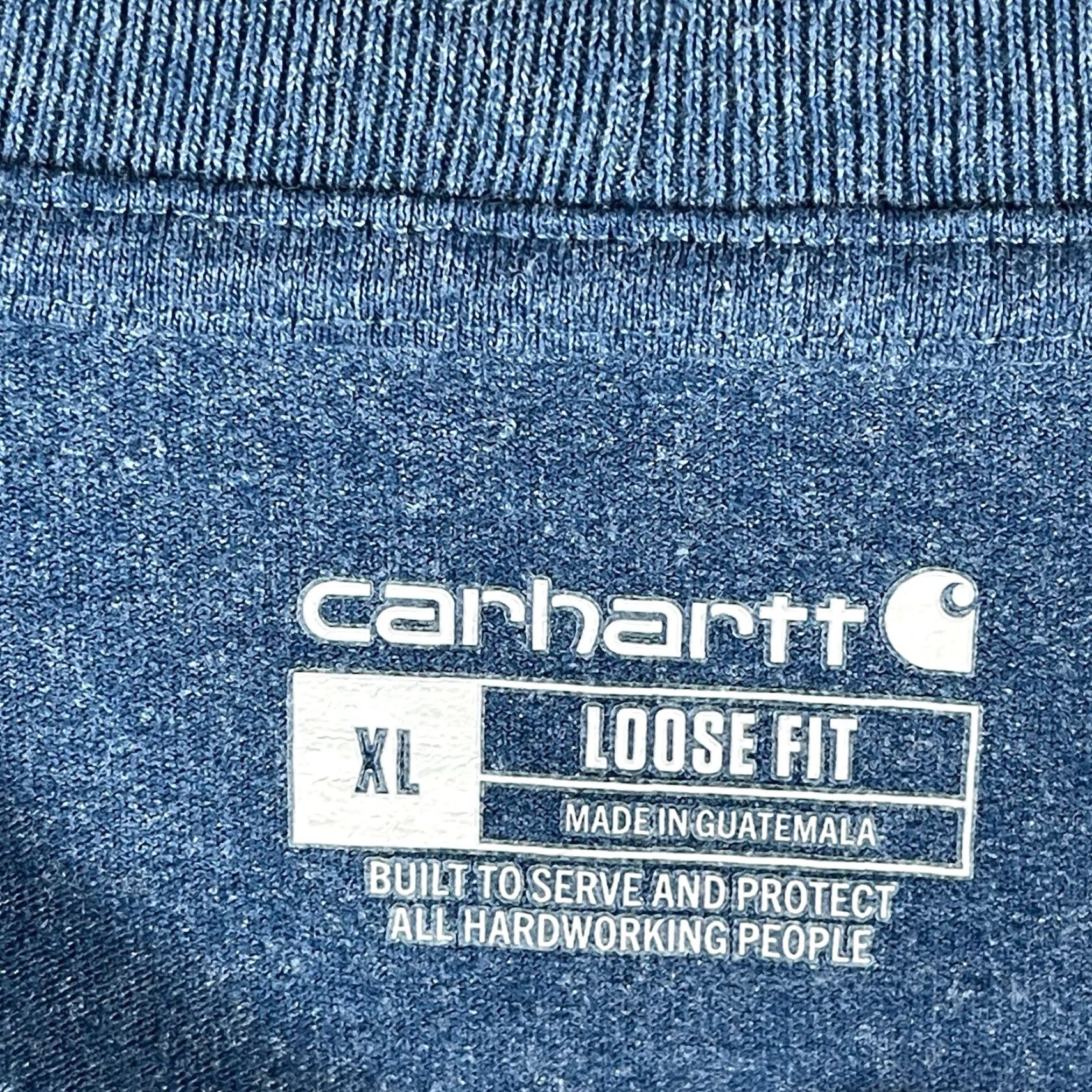 Carhartt Carhartt Made To Last T Shirt XL Indigo Blue Loose Fit Anvil Graphic TK-6153-M Mens Shirts Size US XL / EU 56 / 4 - 5 Thumbnail