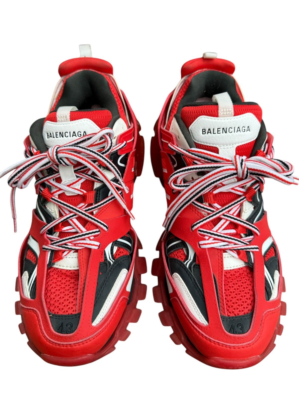 Balenciaga Balenciaga red track 2 sneakers Size US 10 / EU 43 - 7 Thumbnail