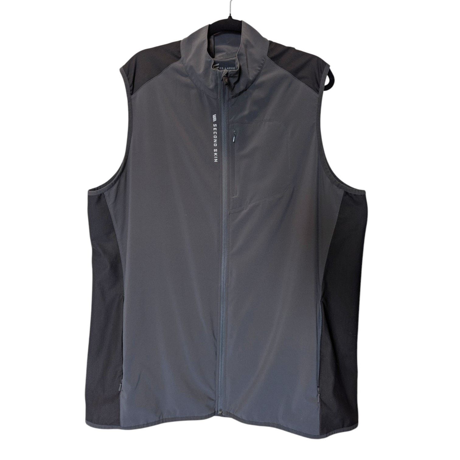 Other Second Skin Grey Zip Up Vest Windbreaker XXL Size US XXL / EU 58 / 5 - 1 Thumbnail