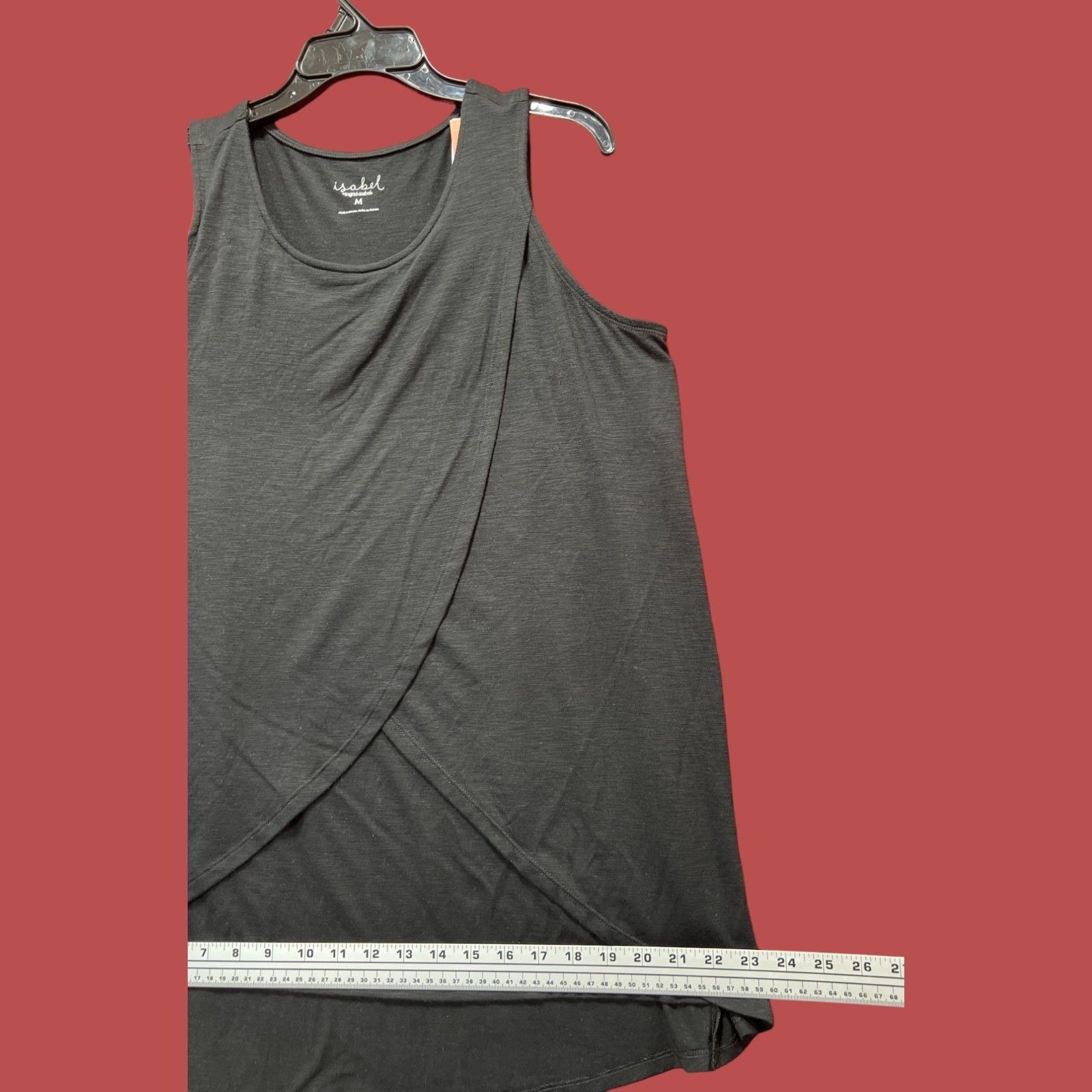 Other Ingrid + Isabel - Women's Sleeveless Wrap Blouse - Black - M Size M / US 6-8 / IT 42-44 - 5 Thumbnail