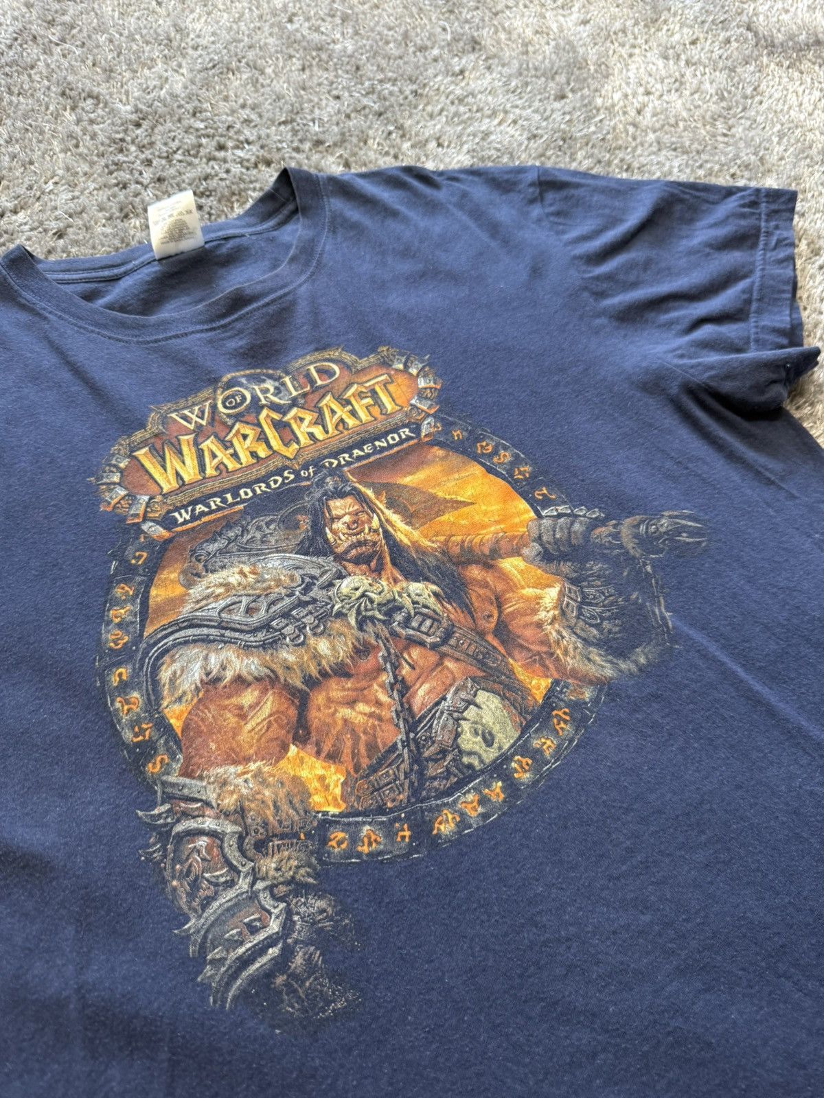Band Tees Vintage World Of Warcraft Warlords Of Draenor Movie T Shirt Size US L / EU 52-54 / 3 - 2 Thumbnail