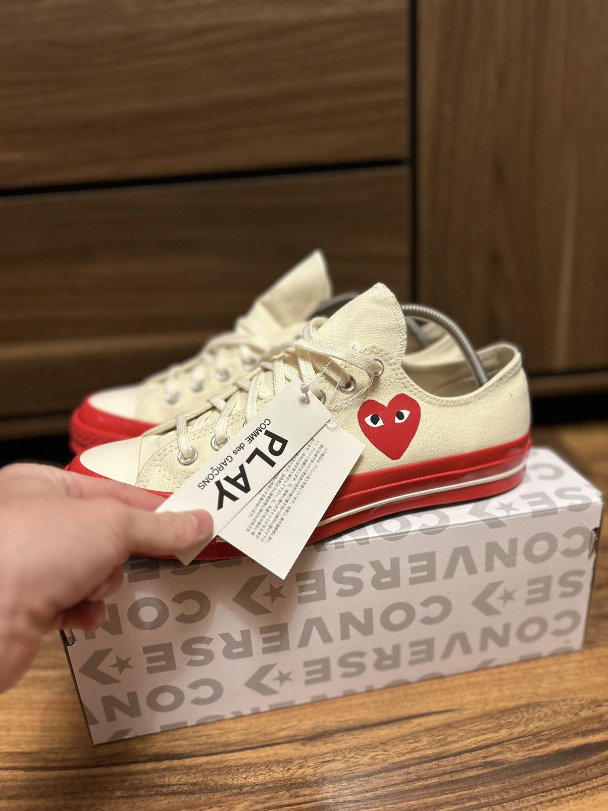 Comme des Garcons PLAY × Converse Comme des garçons play chuck x converse Size US 10 / EU 43 - 3 Thumbnail