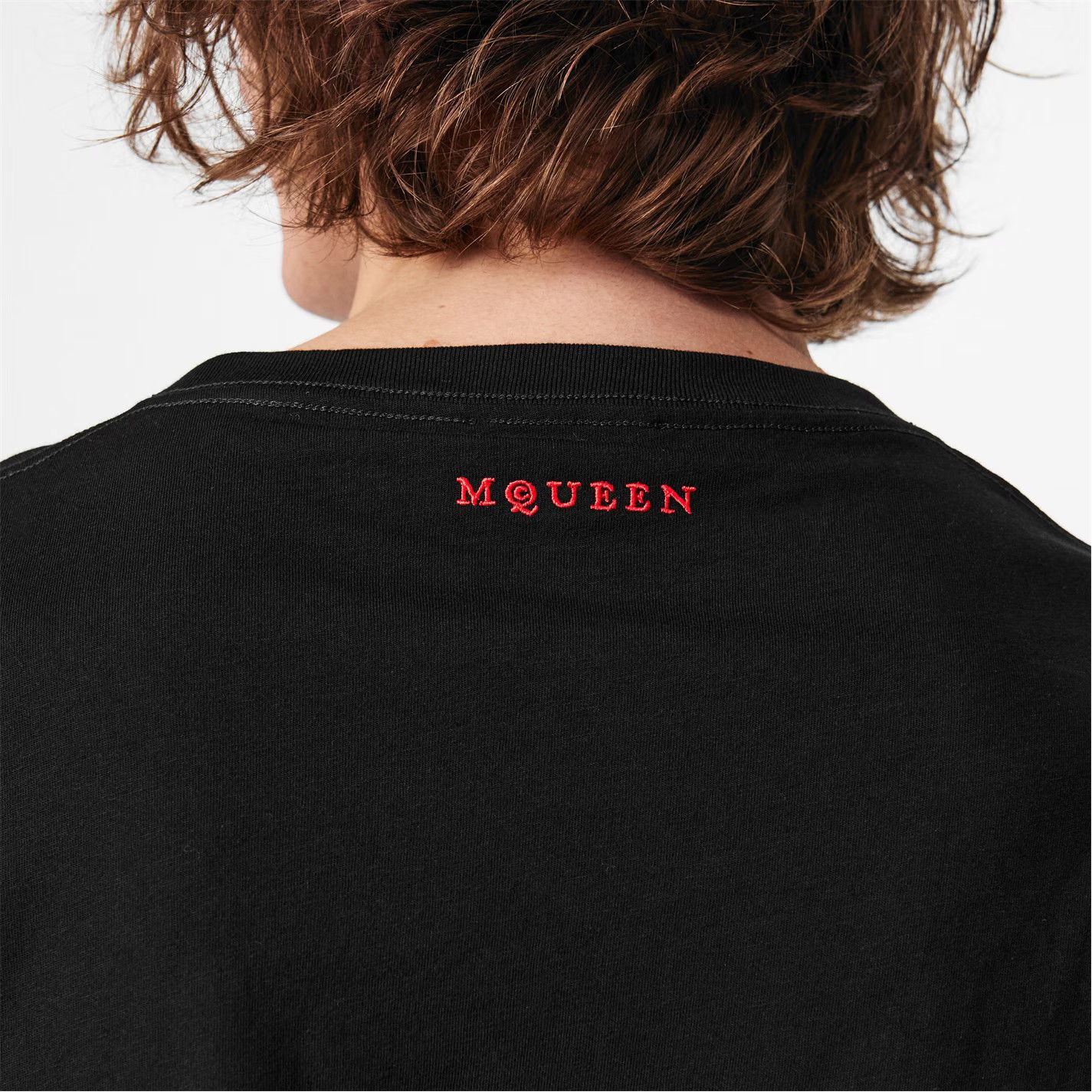 Alexander McQueen o1g2r1mq0326 Lily T-Shirt in Black Size US S / EU 44-46 / 1 - 6 Thumbnail