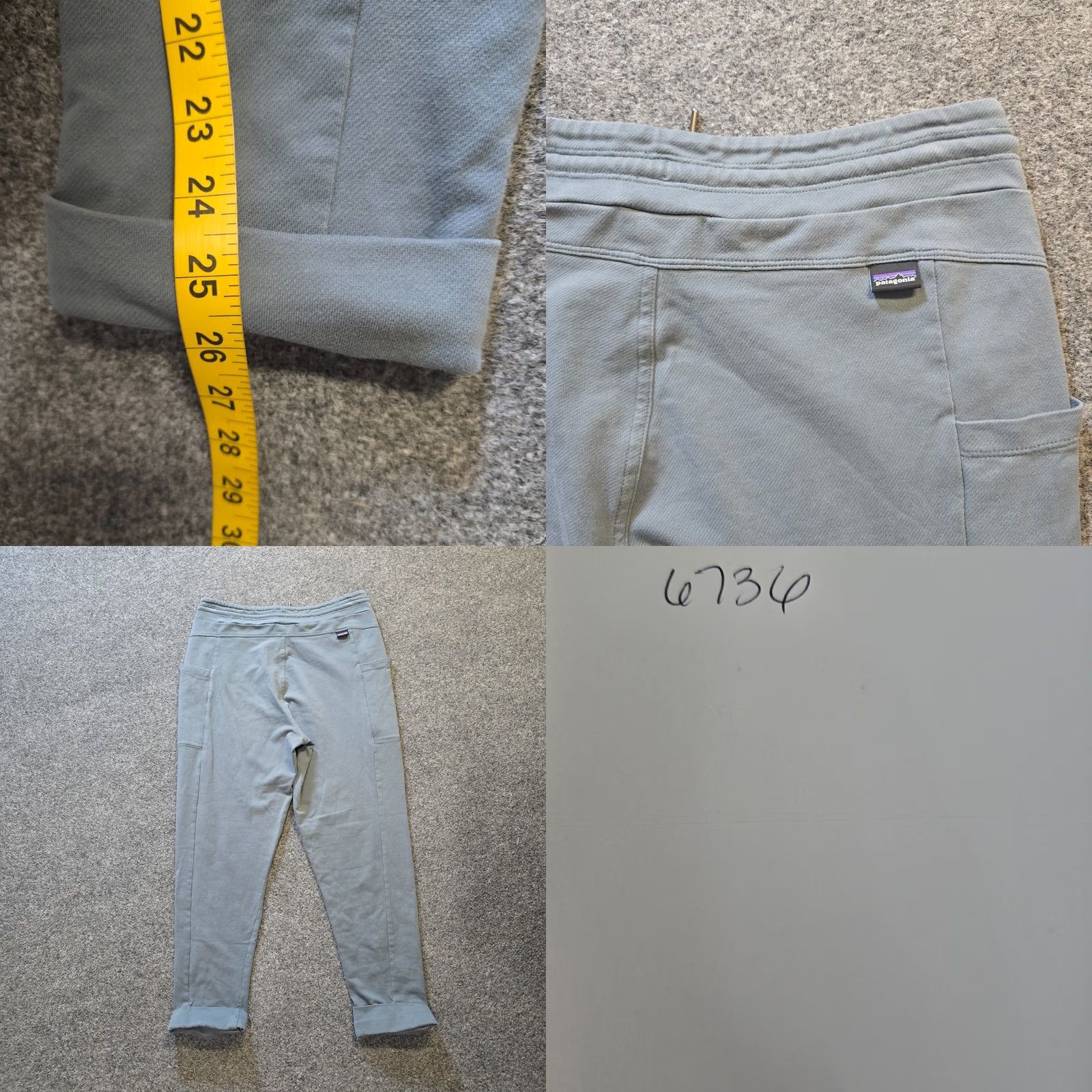 Patagonia Patagonia Pants Womens Size Small Green Cotton Joggers Cuffed Casual Size 28" / US 6 / IT 42 - 8 Thumbnail