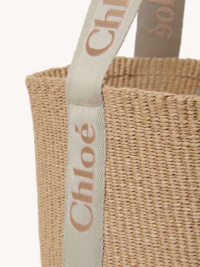 Chloe o1loc1c10226 Size: OS / Woody Basket Large Bag in Khaki Size ONE SIZE - 5 Thumbnail