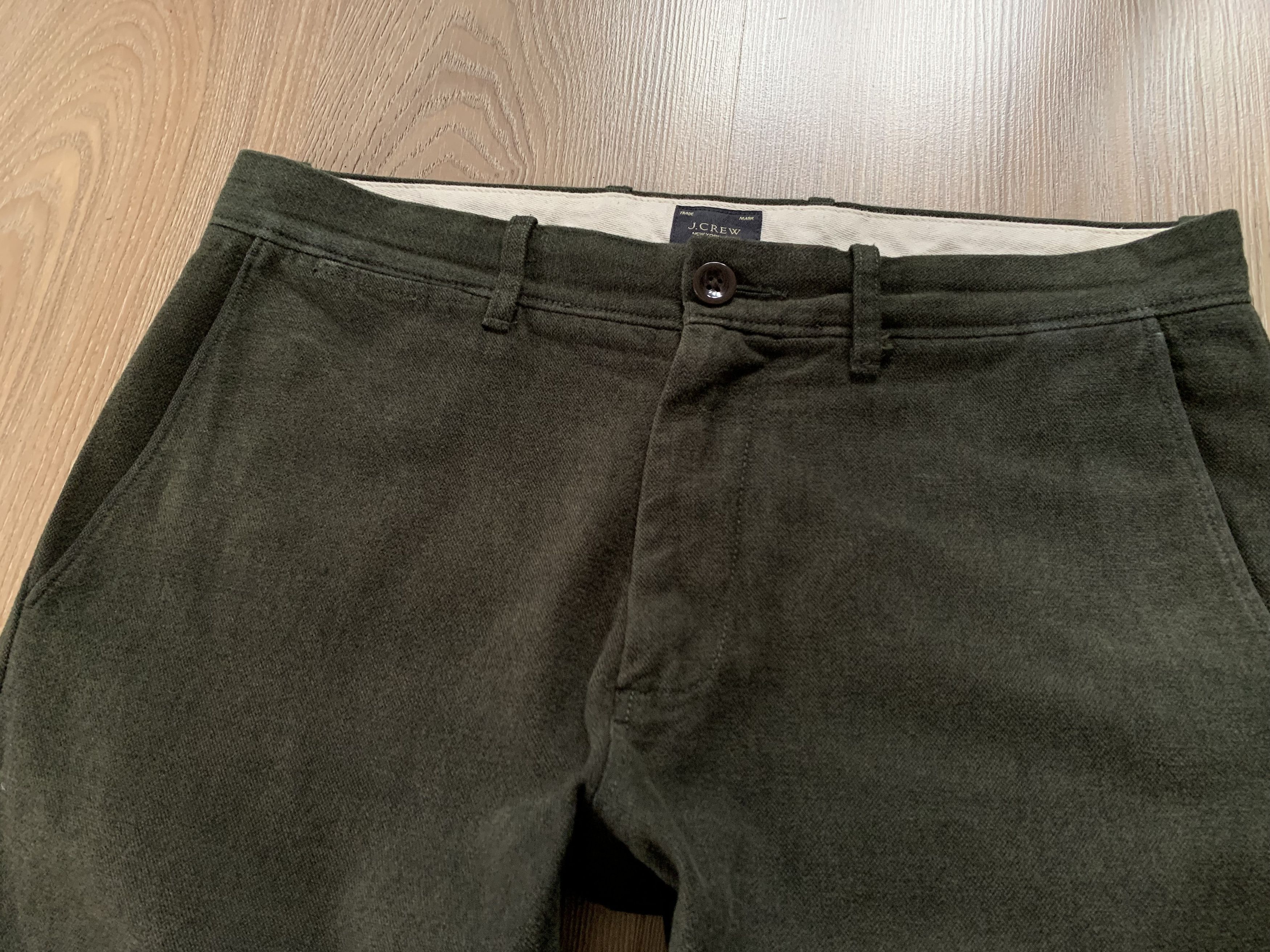 Designer × J.Crew × Vintage Vintage J Crew Green Twill Trouser Pants 484 Size US 30 / EU 46 - 5 Thumbnail
