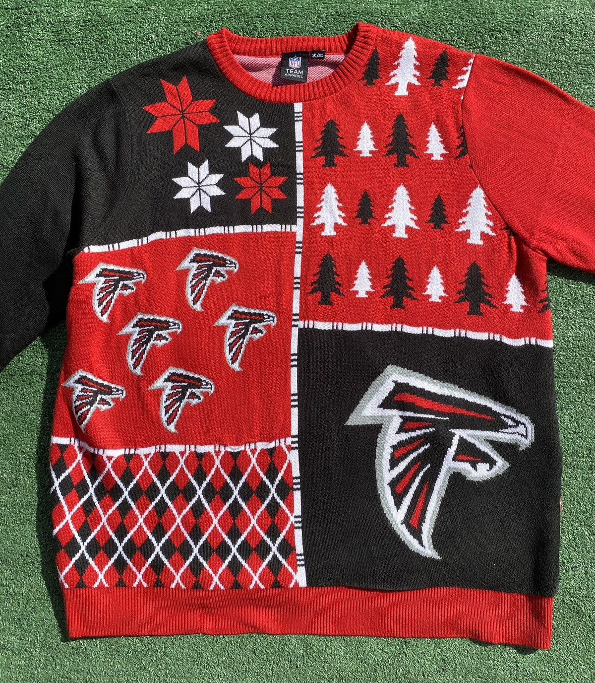 NFL Atlanta Falcons NFL Holiday Christmas Sweater Mens Size 2XL Size US XXL / EU 58 / 5 - 3 Thumbnail