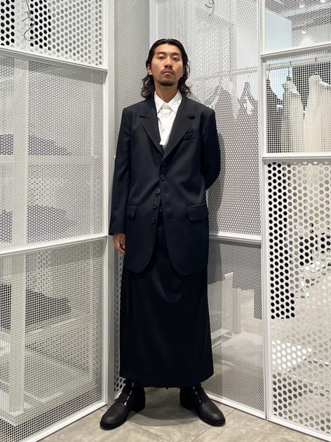 Yohji Yamamoto Yohji Yamamoto Pour Homme - W/Gabardine 5BUTTON JACKET Size US L / EU 52-54 / 3 - 5 Thumbnail