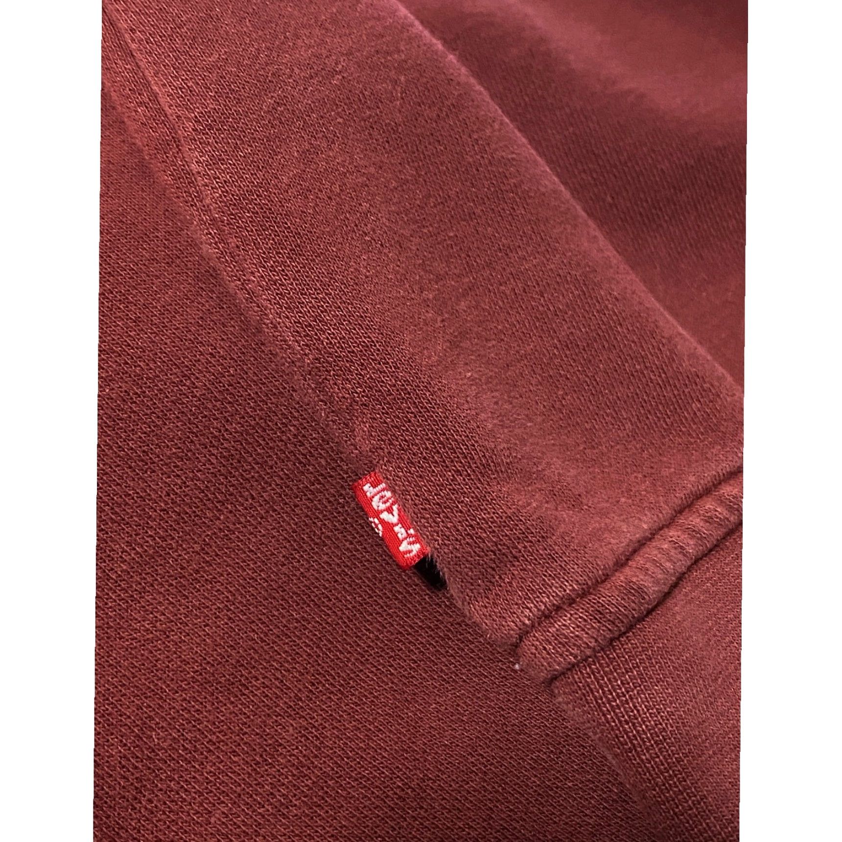 Levi's VINTAGE Levi's Relaxed Hoodie Mens 2XL Spell Out Logo Maroon Hoodie Mens XXL Pullovers Casual Classic Comfort Y2K Size US XXL / EU 58 / 5 - 6 Thumbnail