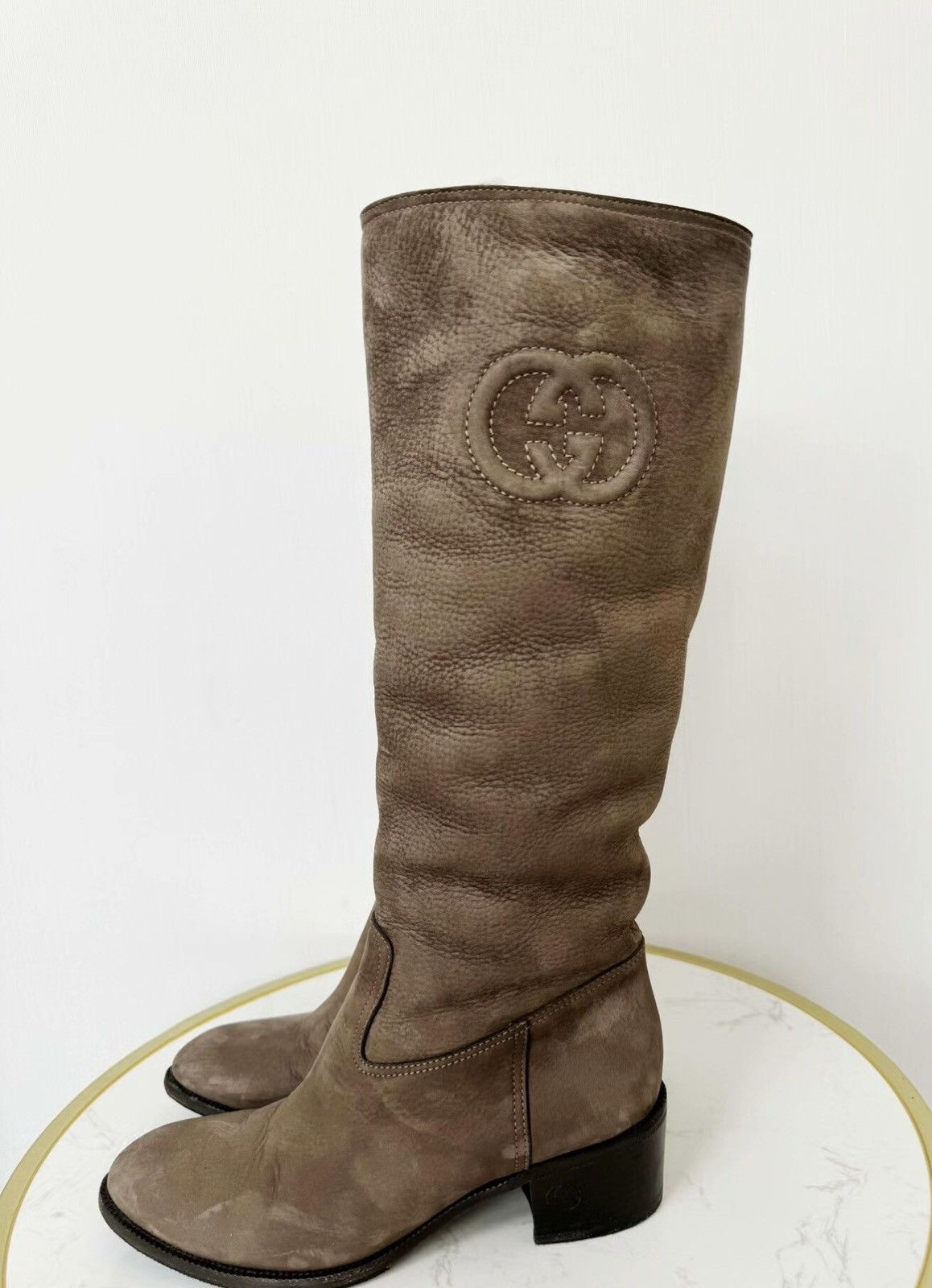 Gucci Gucci genuine suede boots Size US 6 / IT 36 - 1 Thumbnail