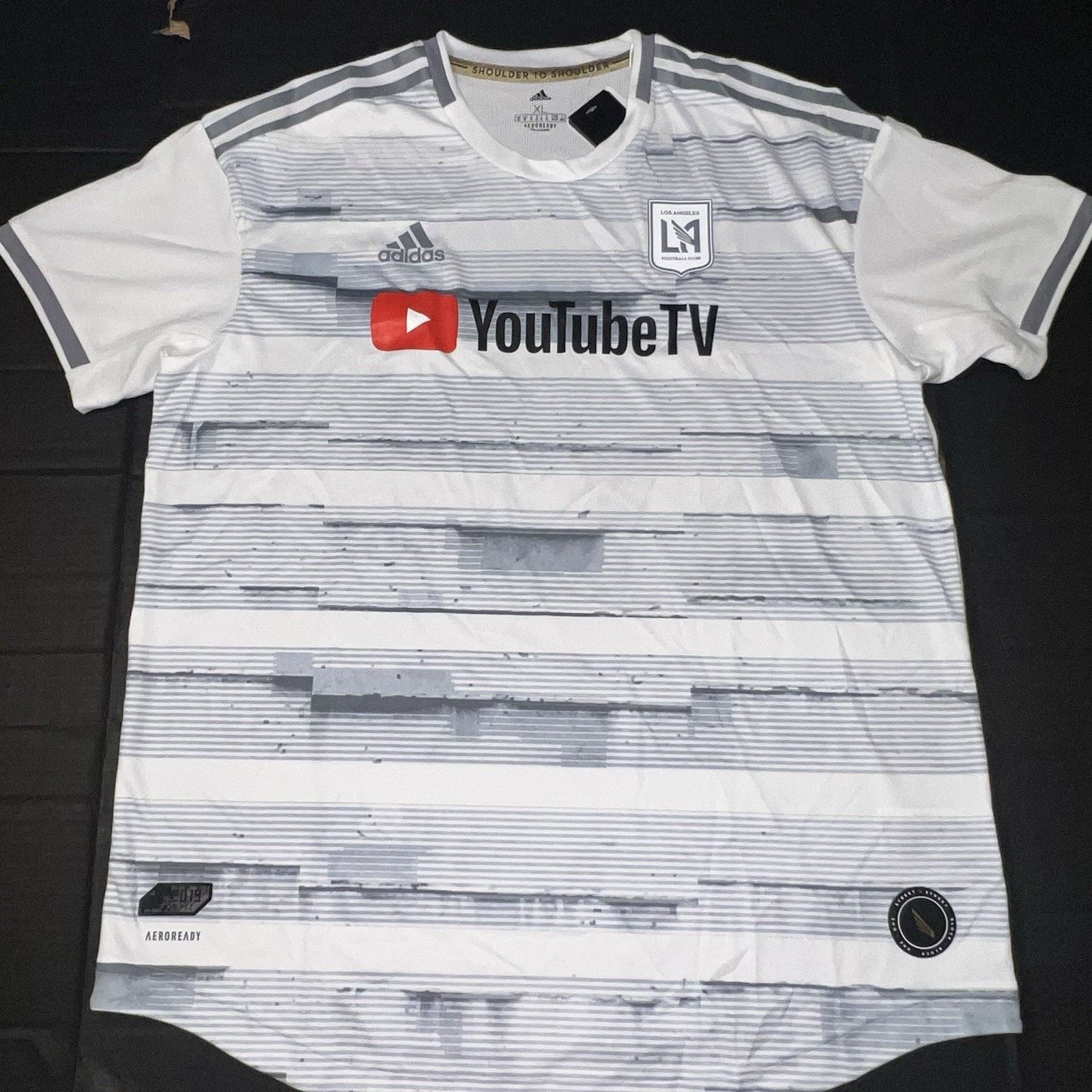 Adidas $120 Adidas LA FC MLS Away GE5945 Soccer Jersey XL YouTube Size US XL / EU 56 / 4 - 1 Thumbnail
