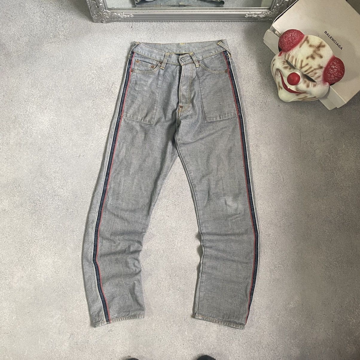 Evisu Vintage Evisu Jeans Embroidered Logo Baggy Y2K Size US 28 / EU 44 - 7 Thumbnail