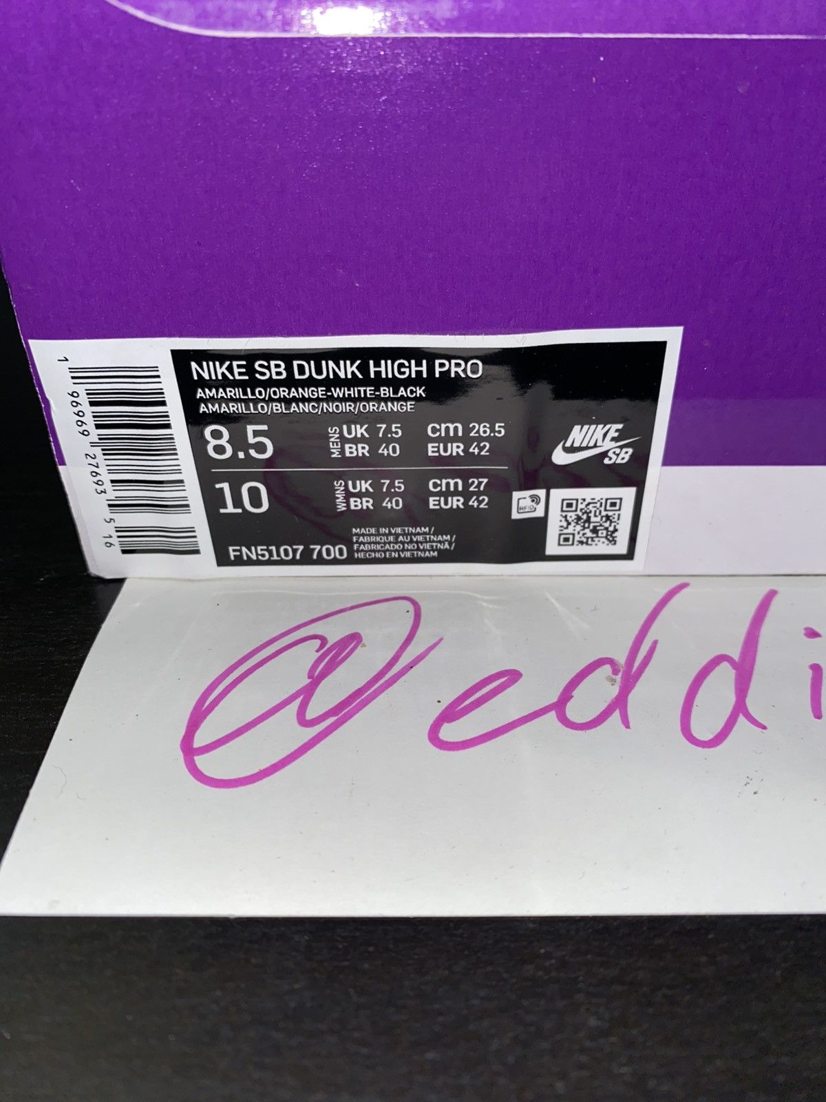 Nike Nike SB Dunk High Pro (HALLOWEEN) Size US 8.5 / EU 41-42 - 2 Thumbnail