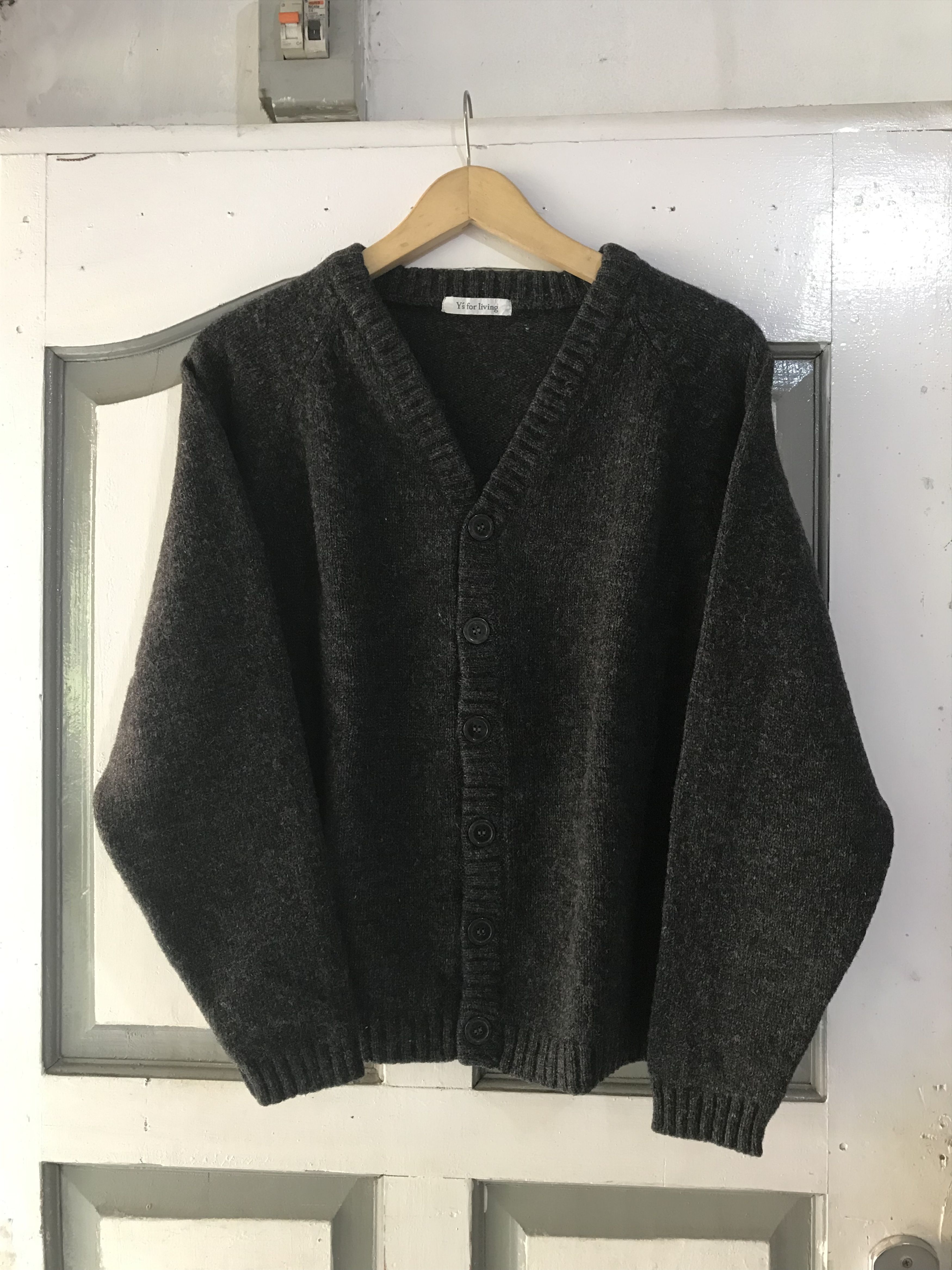Yohji Yamamoto Y's for living grey cardigan