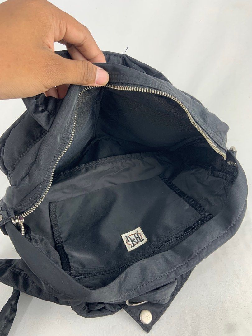 Jean Paul Gaultier Jean Paul Gaultier Embossed Black Nylon 3 Way Bag Size ONE SIZE - 9 Thumbnail