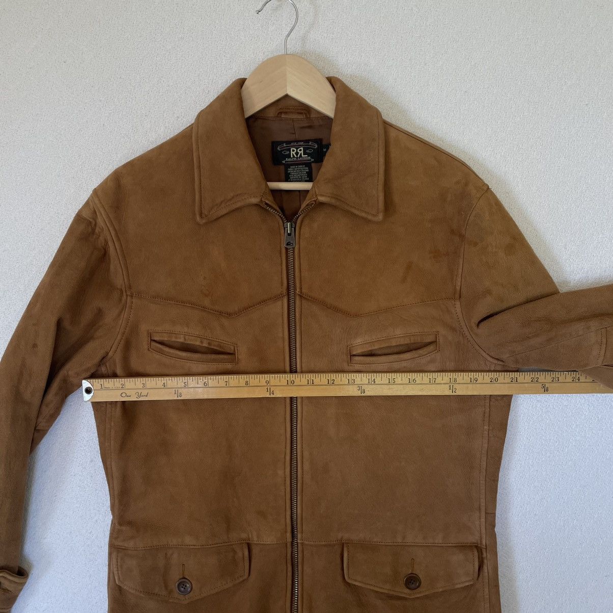 Ralph Lauren RRL Double RL Soft Lamb Suede Leather Jacket Western Safari Size US M / EU 48-50 / 2 - 13 Thumbnail