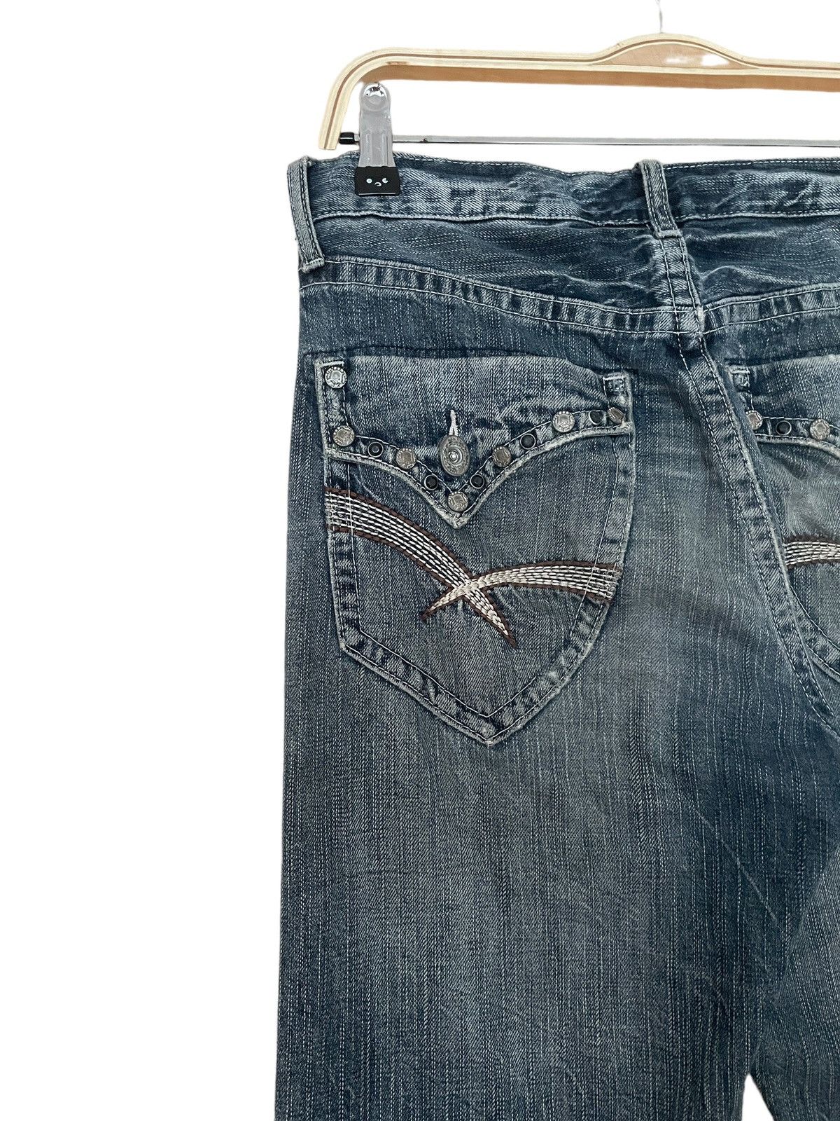 Japanese Brand Vintage Japanese Brand Oririn Patchwork Jeans 1990s Size US 32 / EU 48 - 5 Thumbnail