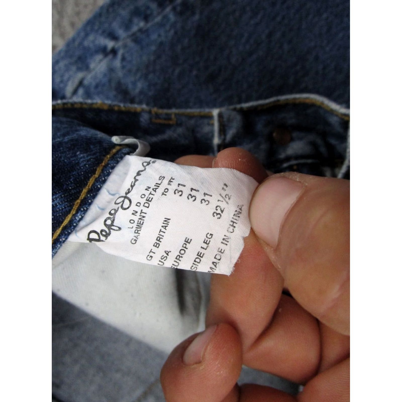 Denime Vintage Pepe Jeans London Blue Denim Bootcut Jeans 31x32 Women’s Size 31 32 Inseam 32 Embroidered Pocket 5-Pocket Size 24" / US 00 / IT 34 - 6 Thumbnail