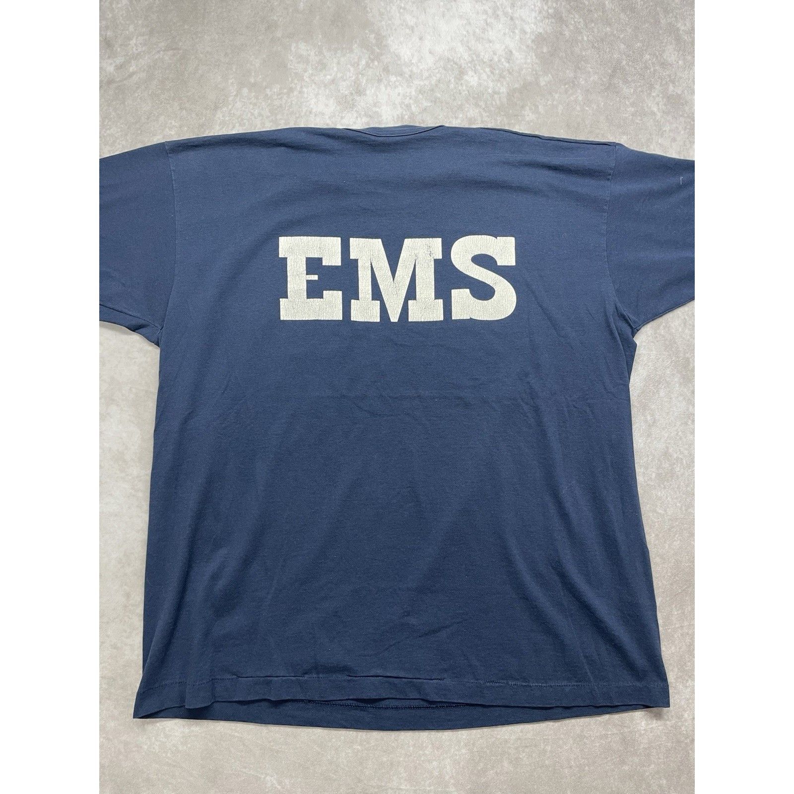 Fruit Of The Loom Vtg 90s FDNY EMS Staff T-Shirt XXL XL Single Stitch Williams Size US XL / EU 56 / 4 - 8 Thumbnail