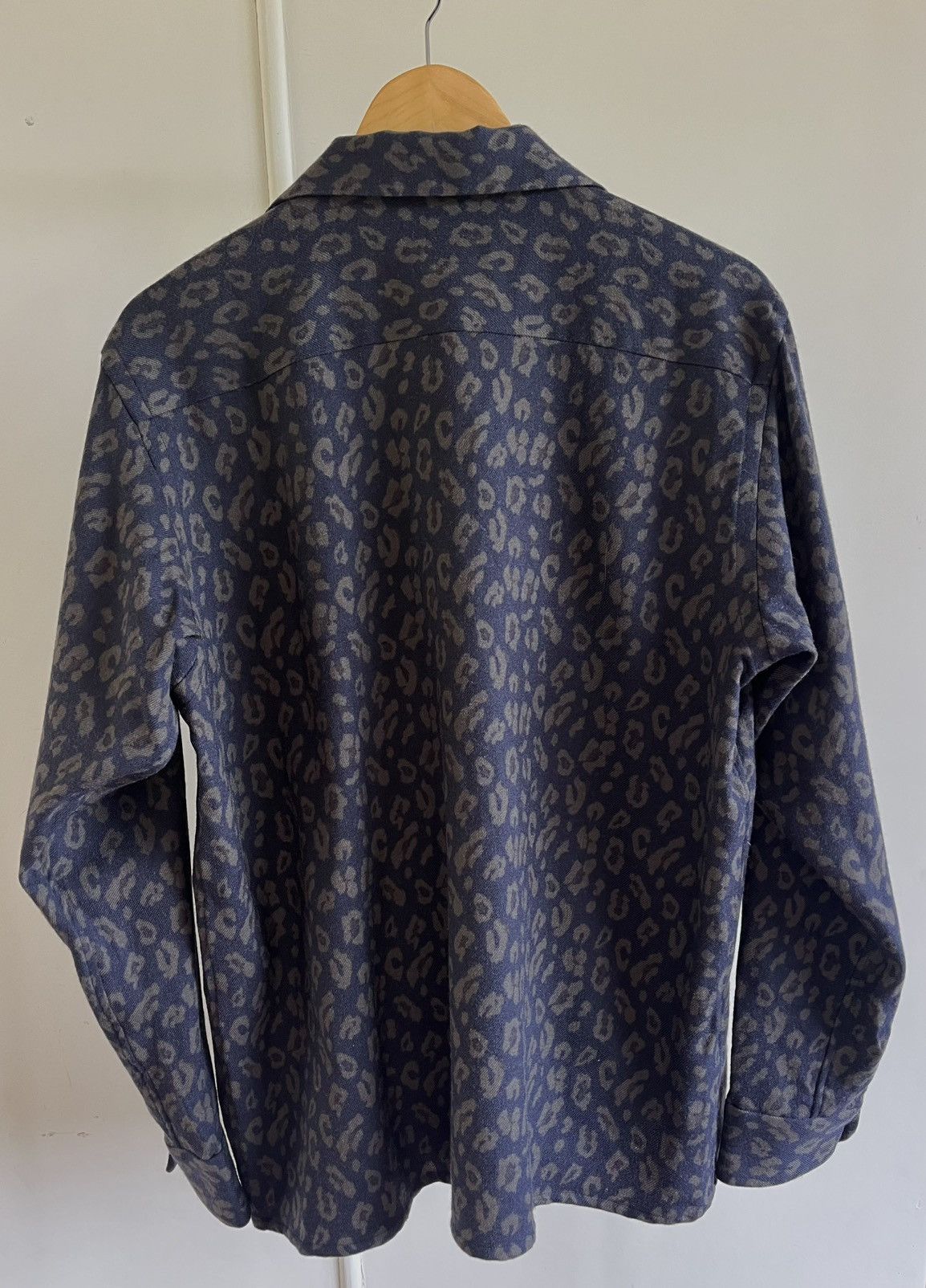 Needles NEEDLES ‘CLASSIC SHIRT’ - WOOL LEOPARD PRINT Size US L / EU 52-54 / 3 - 3 Thumbnail