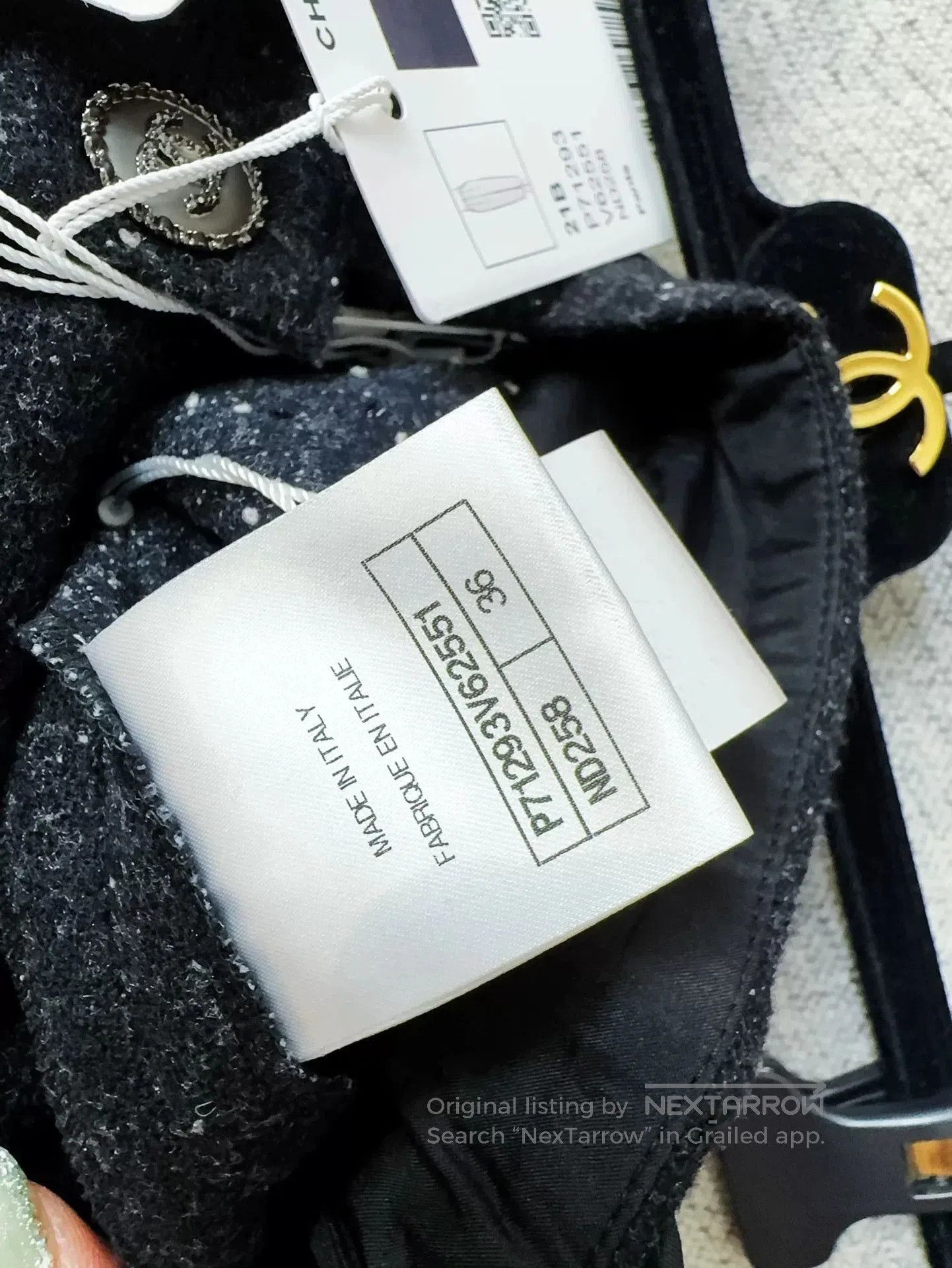Chanel Chanel 21B Black Tweed Long Pants. Size US 36 / EU 52 - 7 Thumbnail