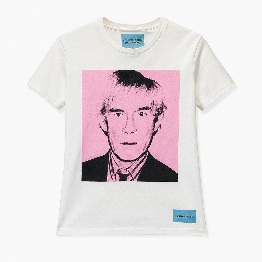 Calvin Klein Calvin Klein Jeans x Andy Warhol Pink Portrait Graphic Tee ( Size L / US 10 / IT 46 - 4 Thumbnail