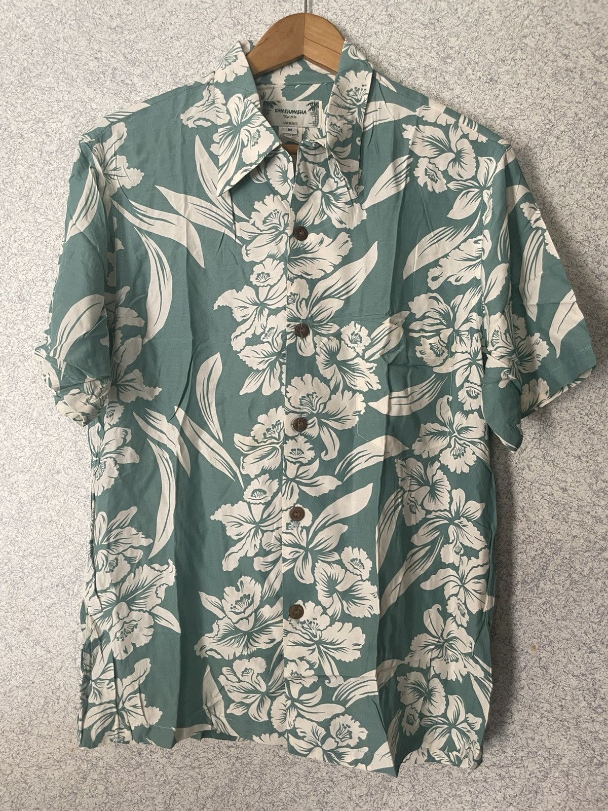 Vintage Kamehameha Hawaii shirt 100rayon Size US M / EU 48-50 / 2 - 2 Thumbnail