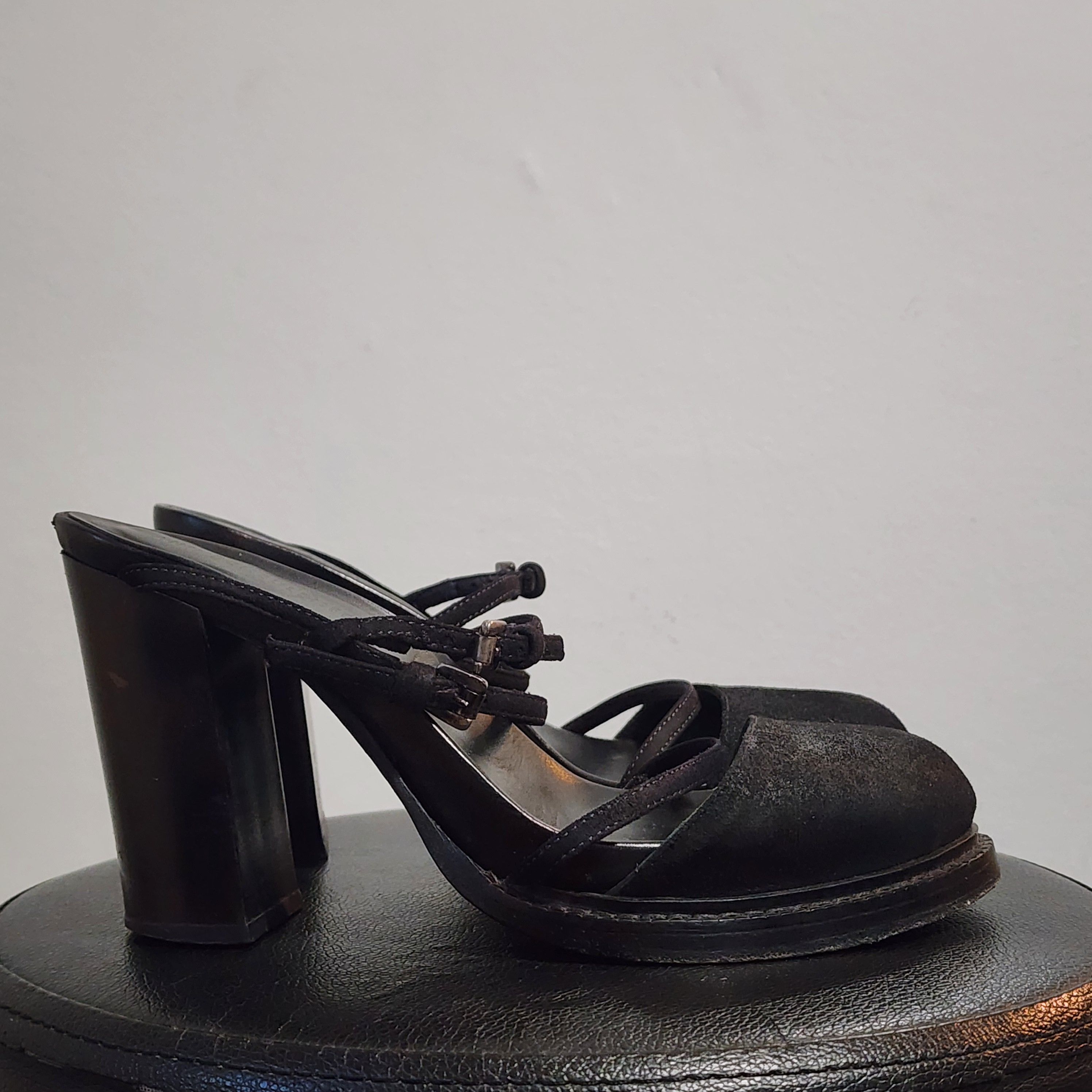Ann Demeulemeester Heeled leather sandals Size US 6 / IT 36 - 3 Thumbnail