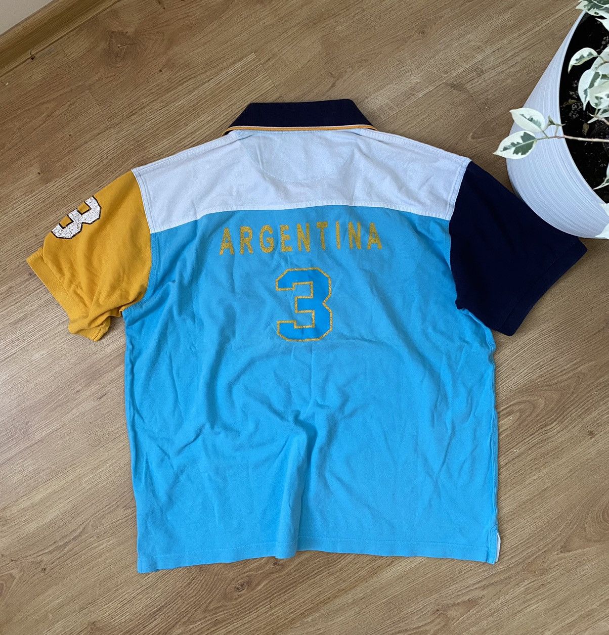 Polo Ralph Lauren × Vintage Polo Ralph Lauren style Argentina distressed rugby polo Size US XL / EU 56 / 4 - 9 Thumbnail