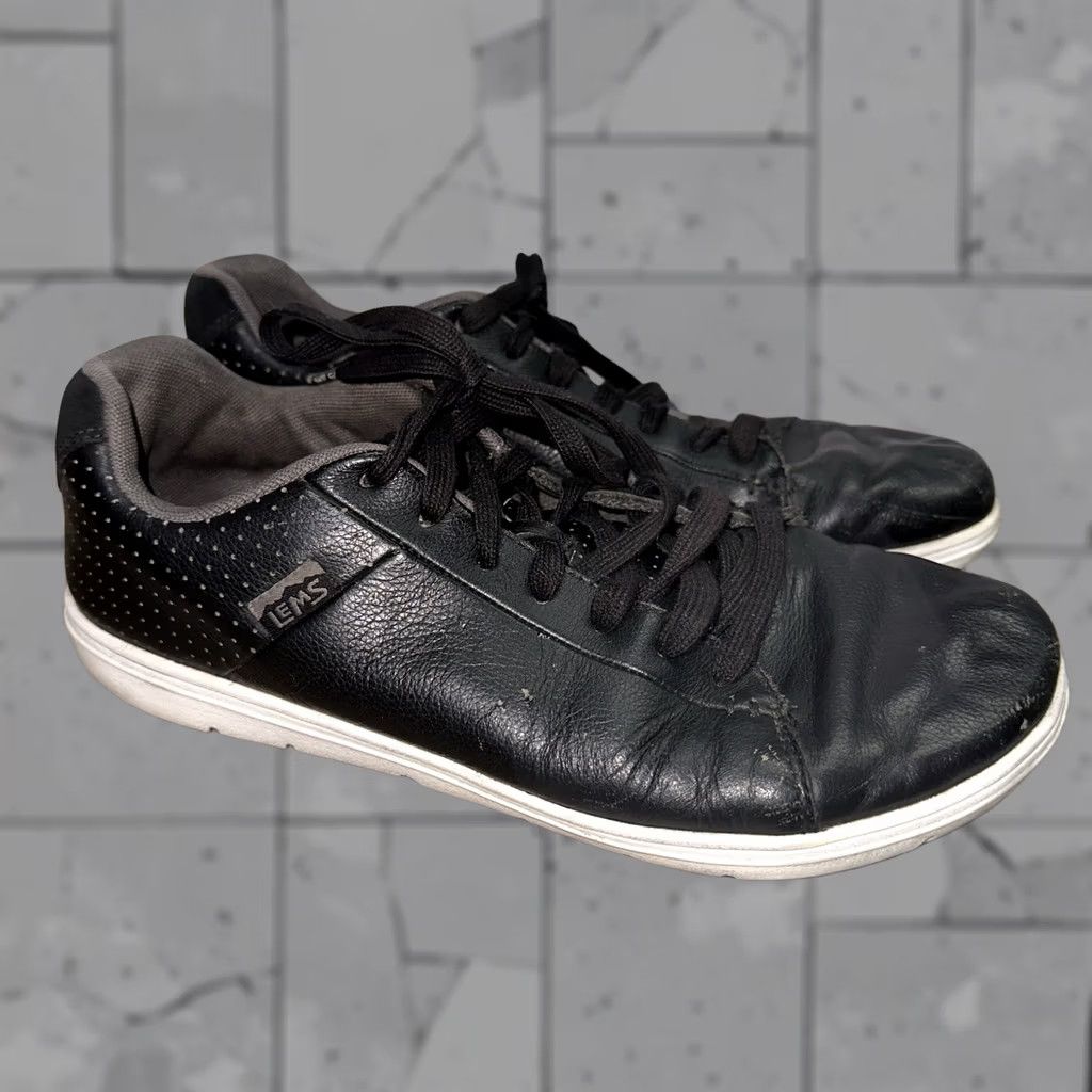 Vintage Lems Shoes Mens Black Kourt Casual Sneaker Top Unisex Men Insoles Size US M / EU 48-50 / 2 - 1 Thumbnail