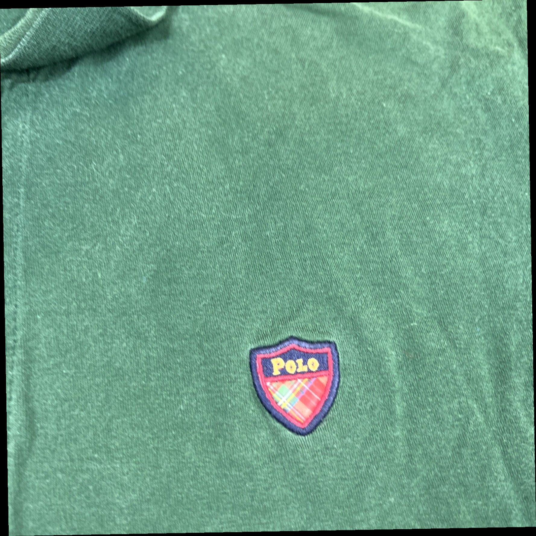 Polo Ralph Lauren Vintage Polo Ralph Lauren Short Sleeve Collared Embroidered Shirt Size Med Green Size US M / EU 48-50 / 2 - 5 Thumbnail