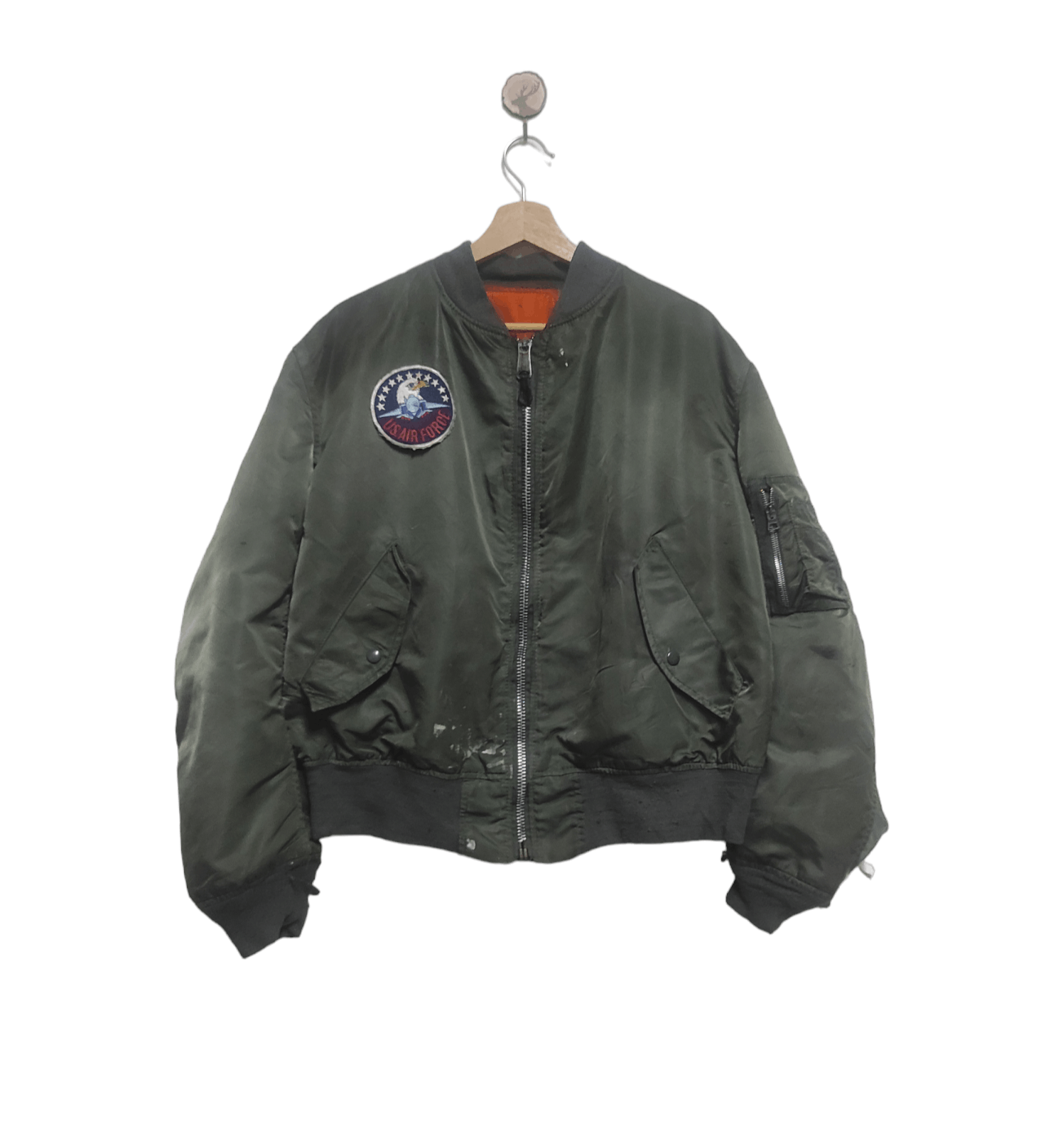 Alpha Industries Vintage Alpha Industries MA-1 Flight Jacket Size US M / EU 48-50 / 2 - 1 Thumbnail