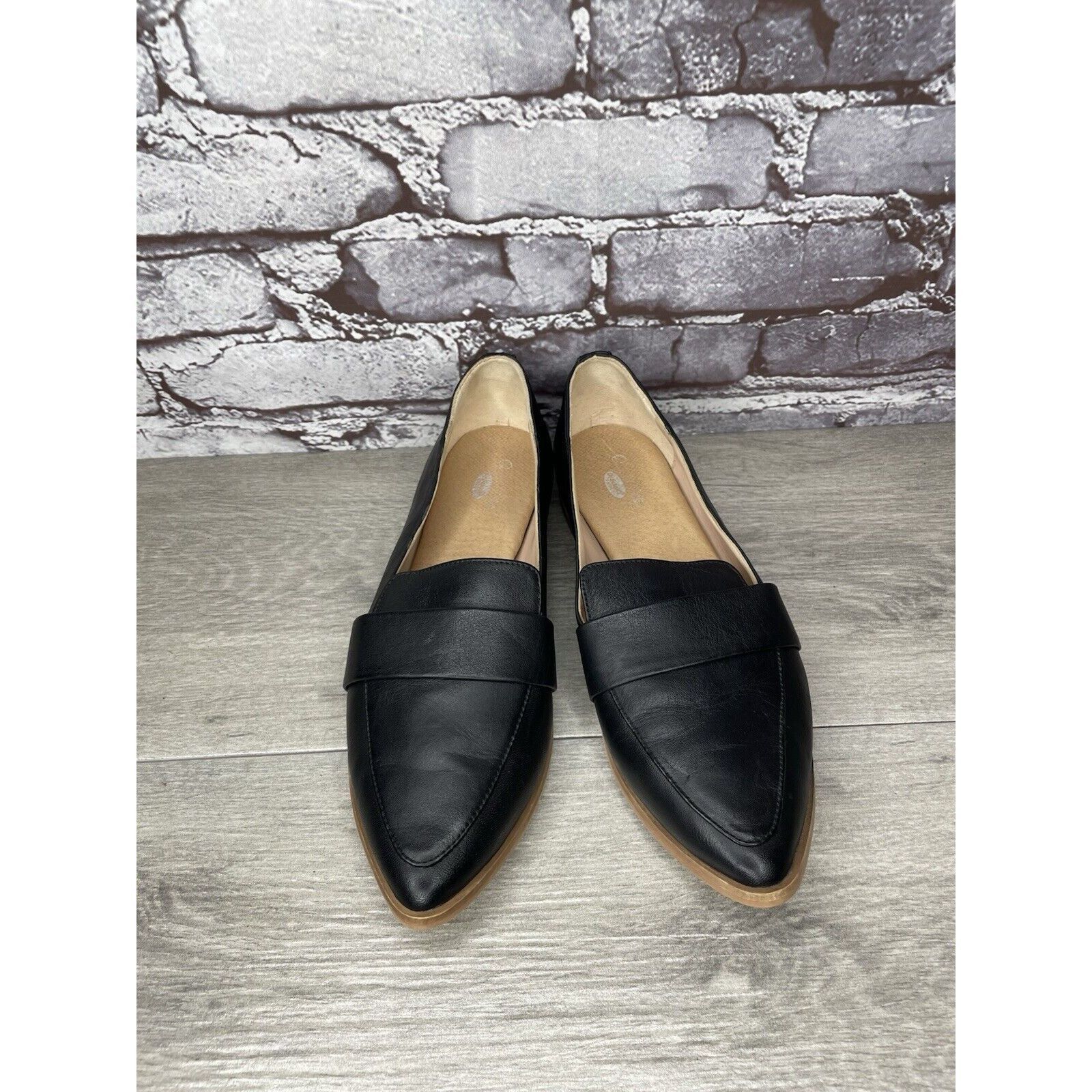 Other Dr. Scholls Original Collection Ashah Black Leather Pointed Size US 7.5 / IT 37.5 - 17 Thumbnail