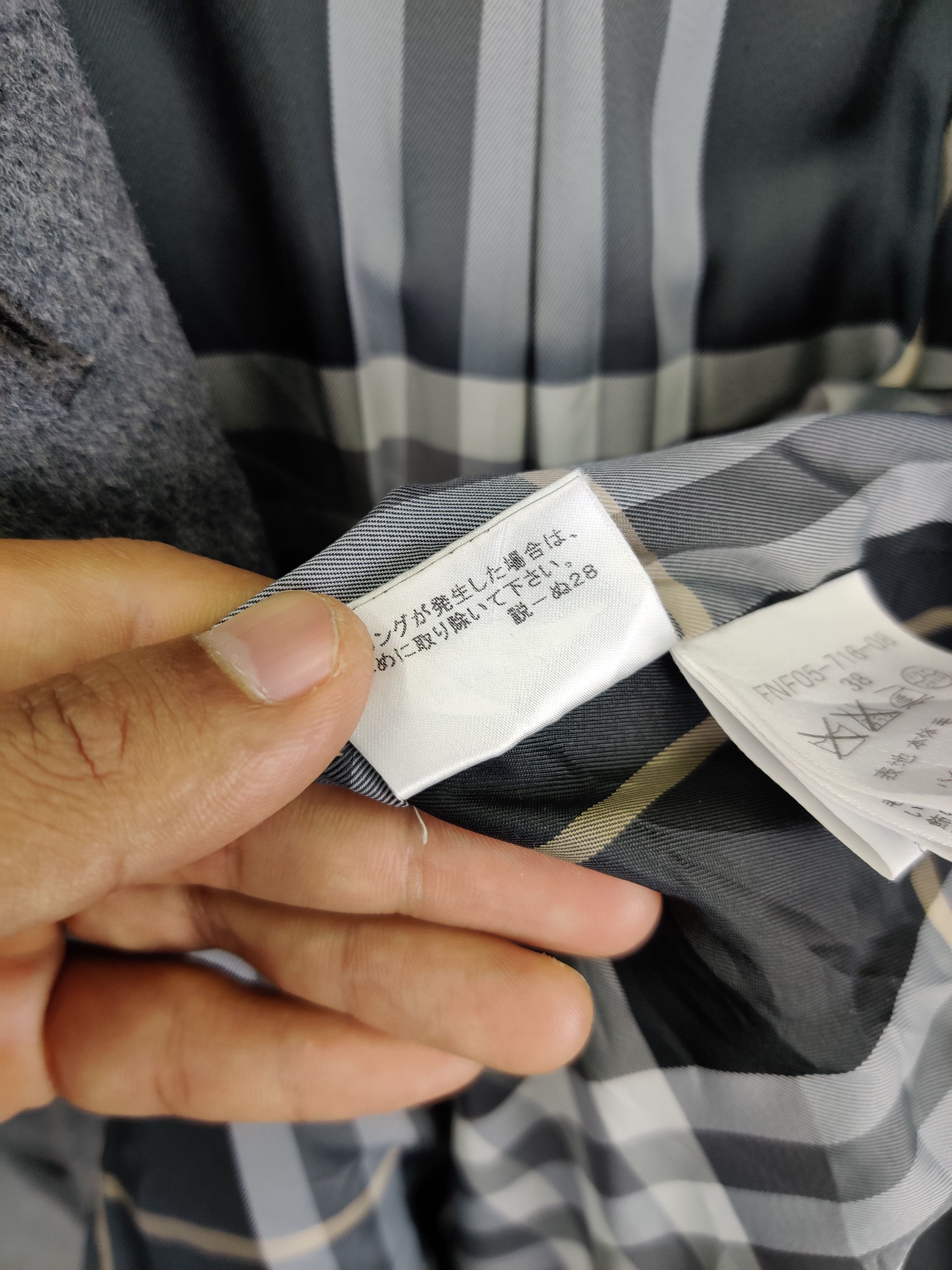 Burberry Burberry London Blue Label Brit Single Breasted Wool Coat Size S / US 4 / IT 40 - 17 Thumbnail