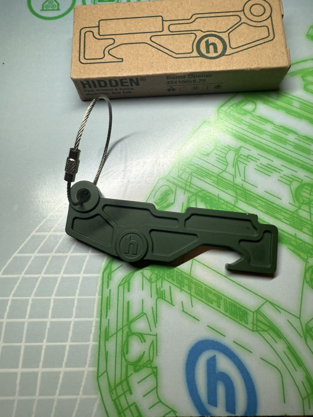 HIDDEN Hidden bottle opener keychain Size ONE SIZE - 1 Thumbnail