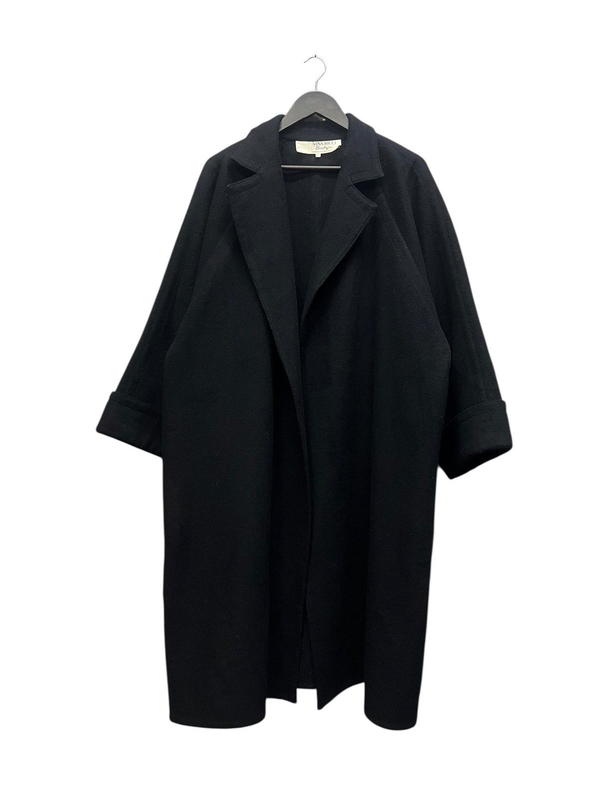 Japanese Brand Nina Ricci Boutique Wool Overcoat Size US XXL / EU 58 / 5 - 1 Thumbnail
