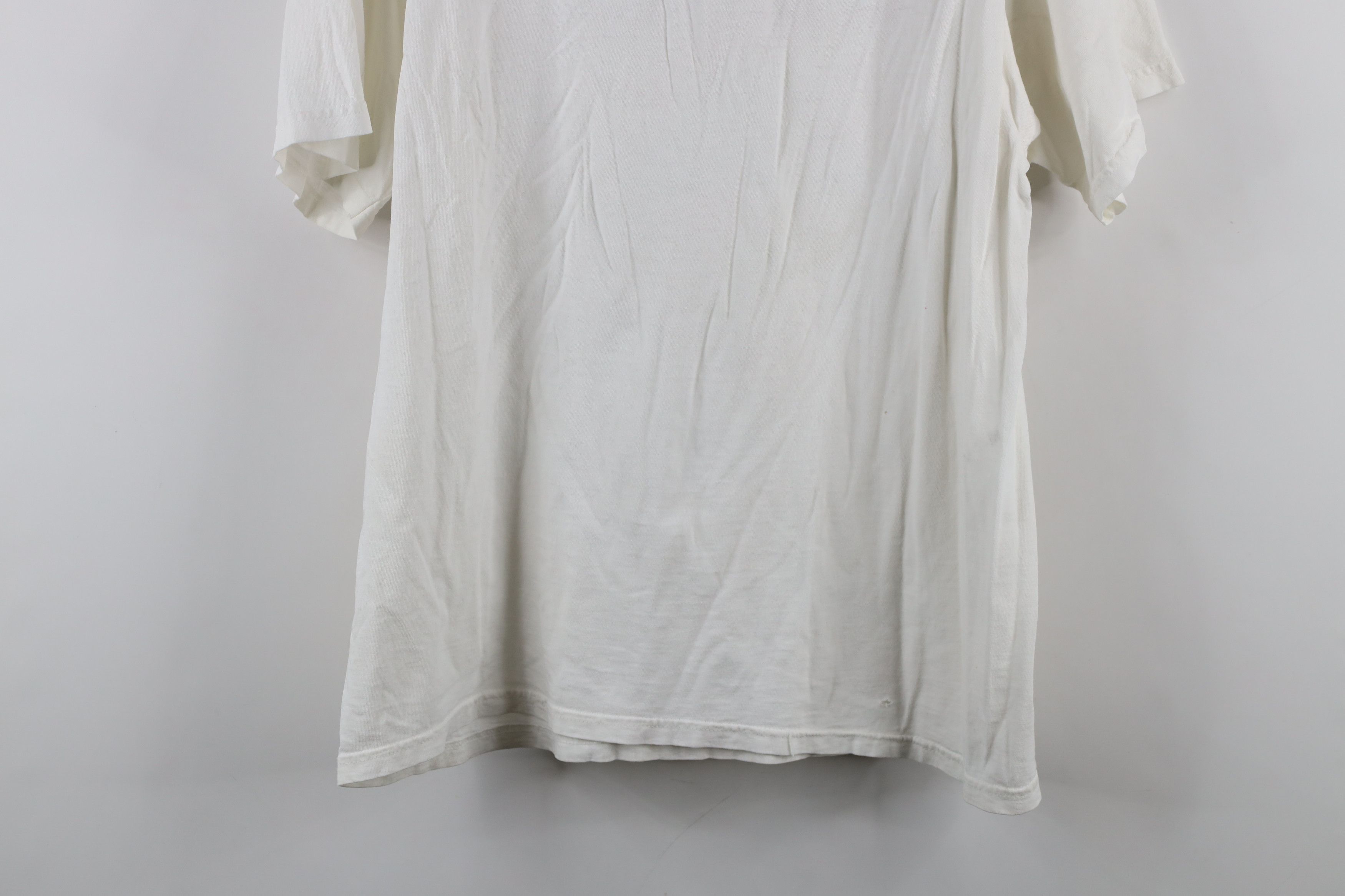 Nike × Vintage Vintage 90s Nike Spell Out Short Sleeve T-Shirt White Size US M / EU 48-50 / 2 - 15 Thumbnail