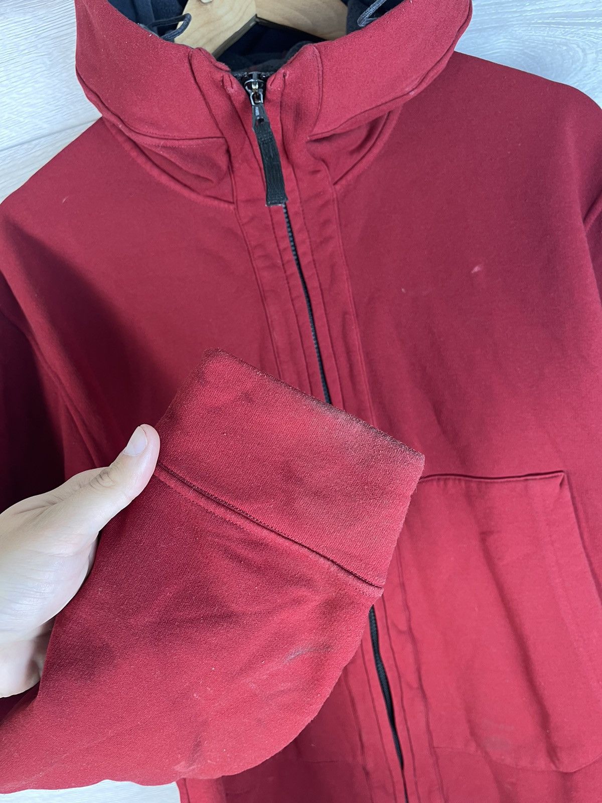Stone Island Vintage men Zip-up hoodie Stone Island made in Italy size L Size US L / EU 52-54 / 3 - 7 Thumbnail