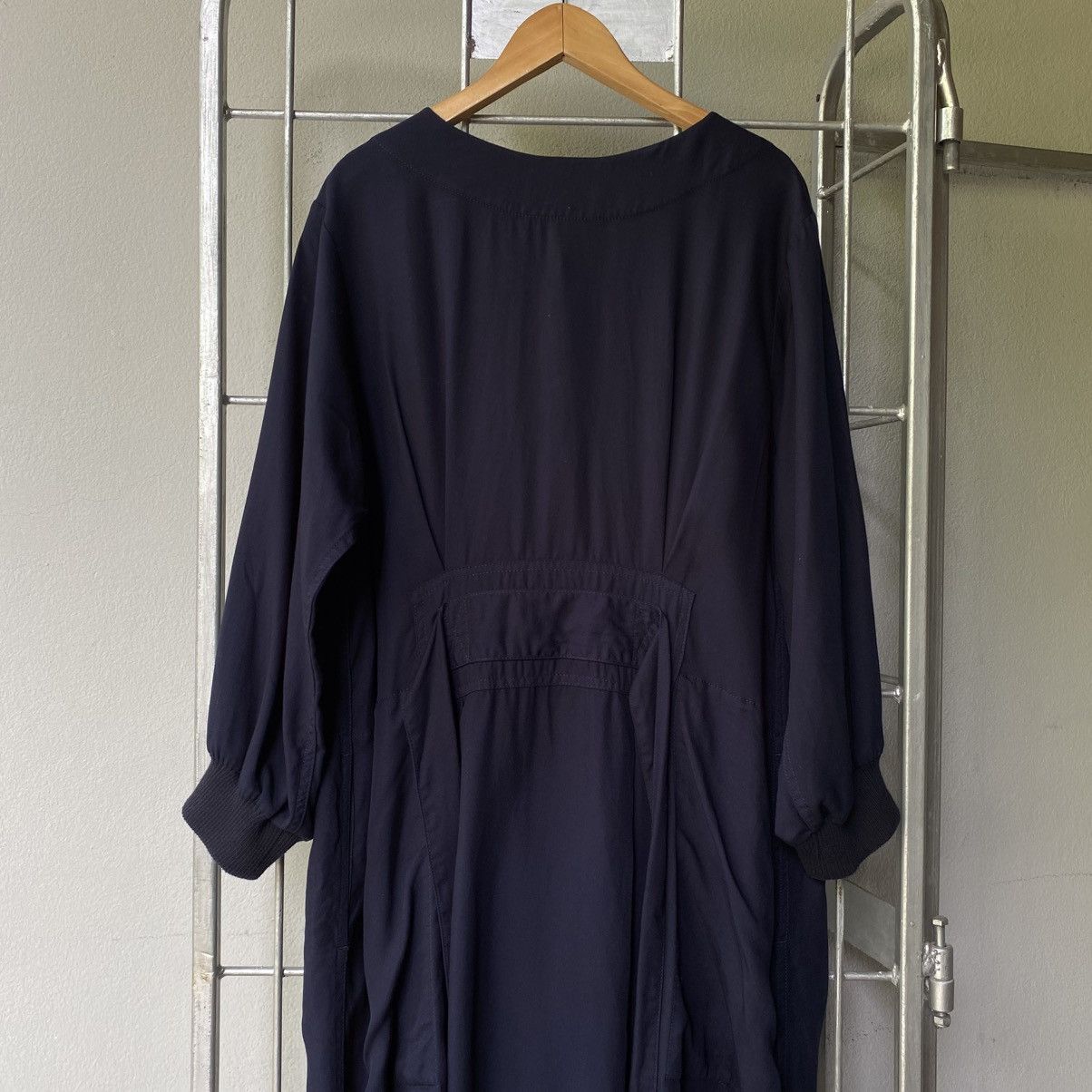 Zucca Zucca Dark Navy Belted Maxi Dress with Pockets Size M / US 6-8 / IT 42-44 - 8 Thumbnail