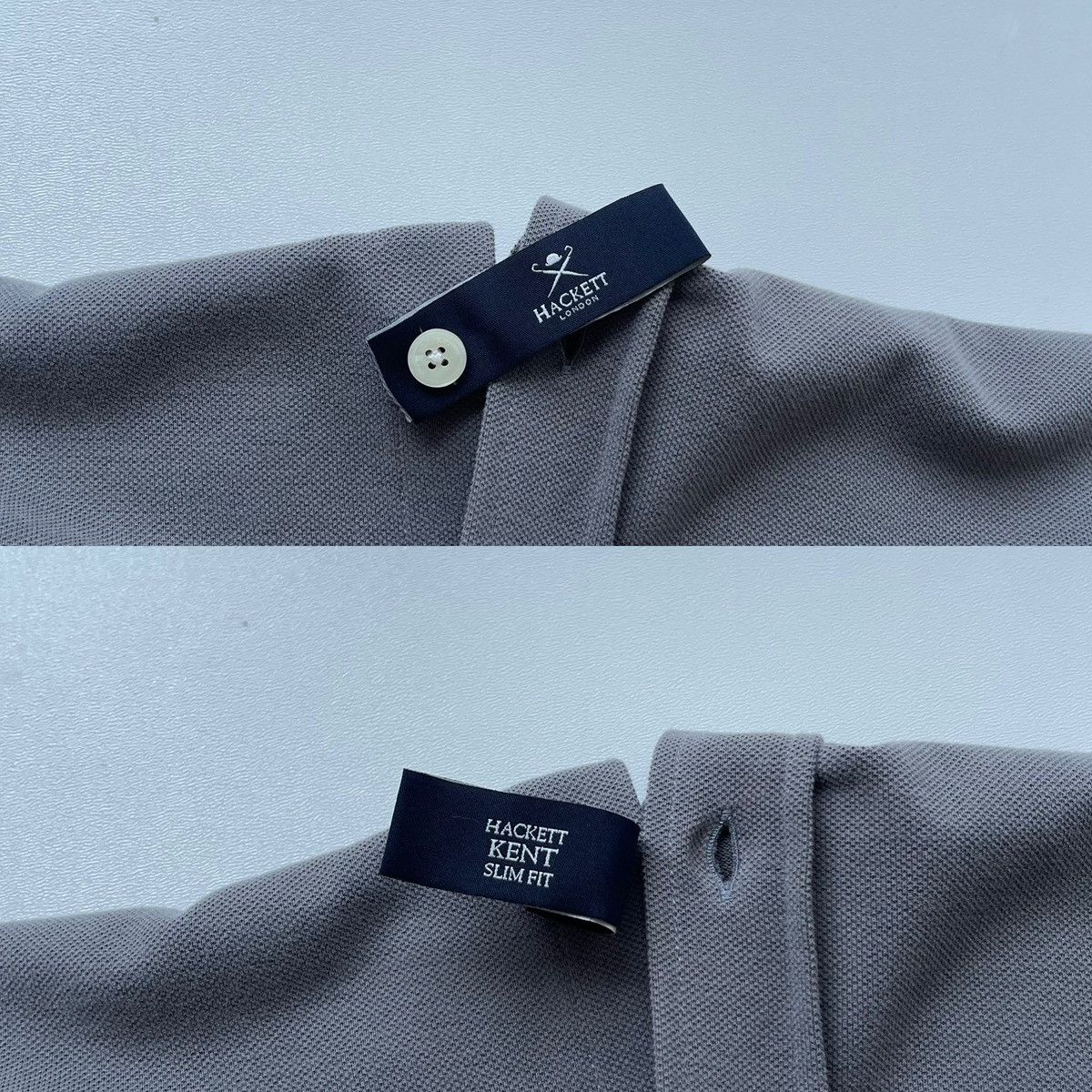 Hackett Hackett London Kent Cotton Slim Fit Button Ups Shirt Grey Size US L / EU 52-54 / 3 - 6 Thumbnail