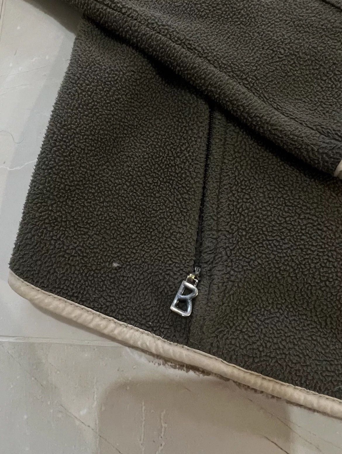 Bogner × Vintage VTG Women's Bogner Fleece Zip Dark Green Sweater Size L / US 10 / IT 46 - 4 Thumbnail